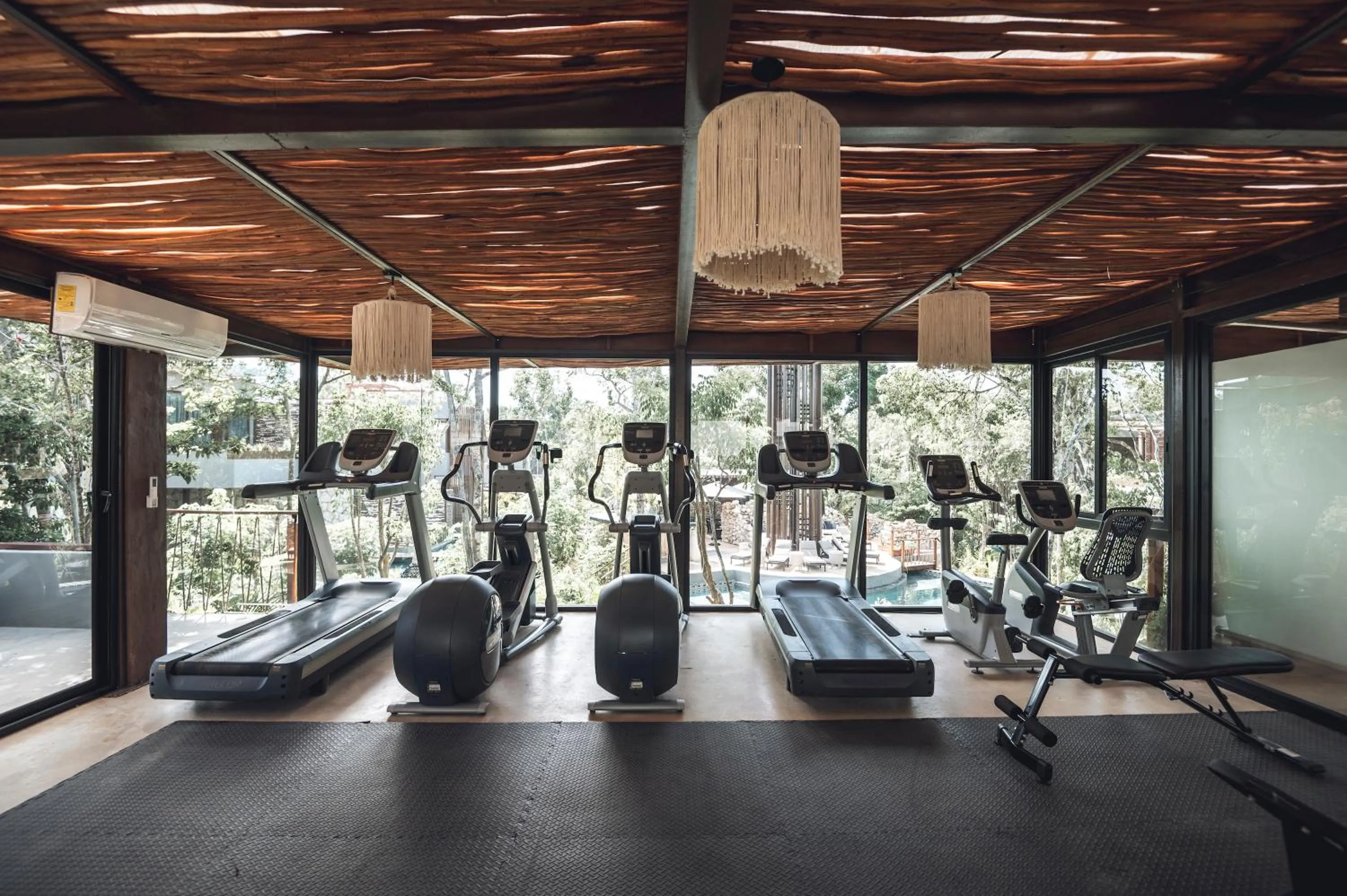 Fitness centre/facilities in Siwa Tulum Unique Hotel & Spa