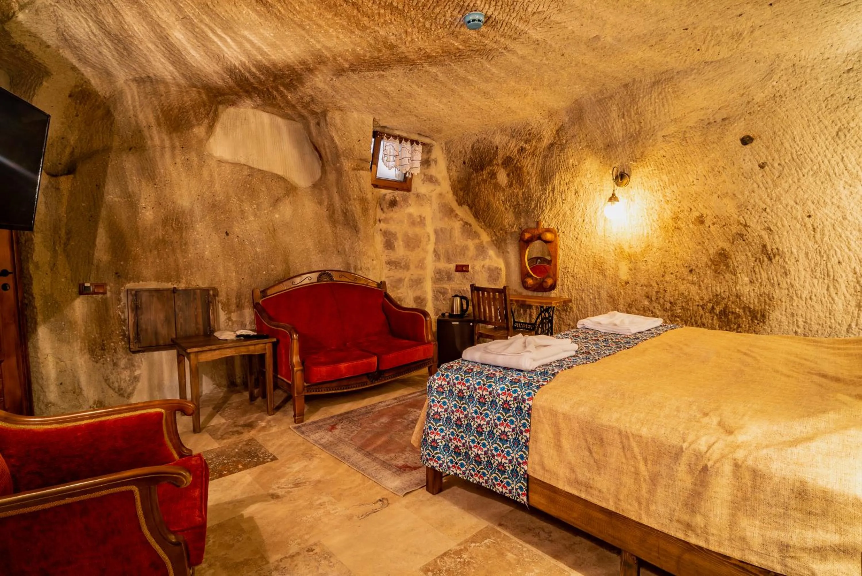 Bedroom, Bed in Cappadocia inans Cave & Swimming Pool Hot