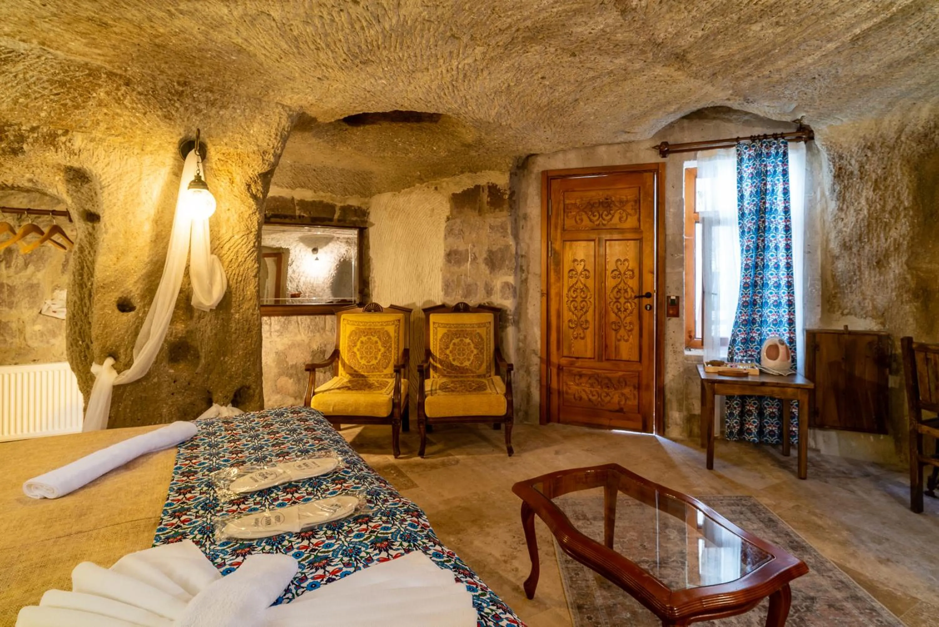 Seating area, Bed in Cappadocia inans Cave & Swimming Pool Hot