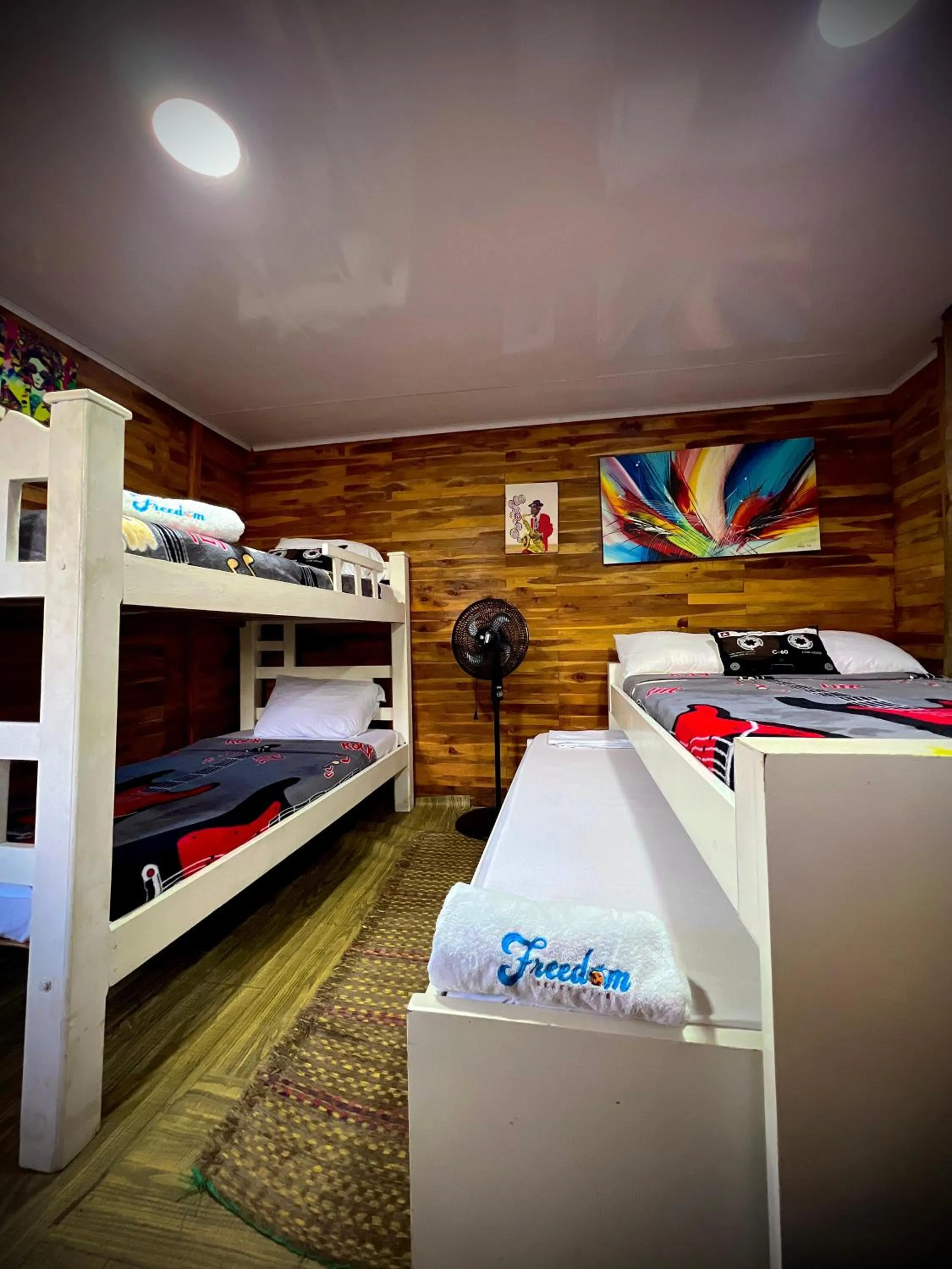 Bed in Freedom Beach Club