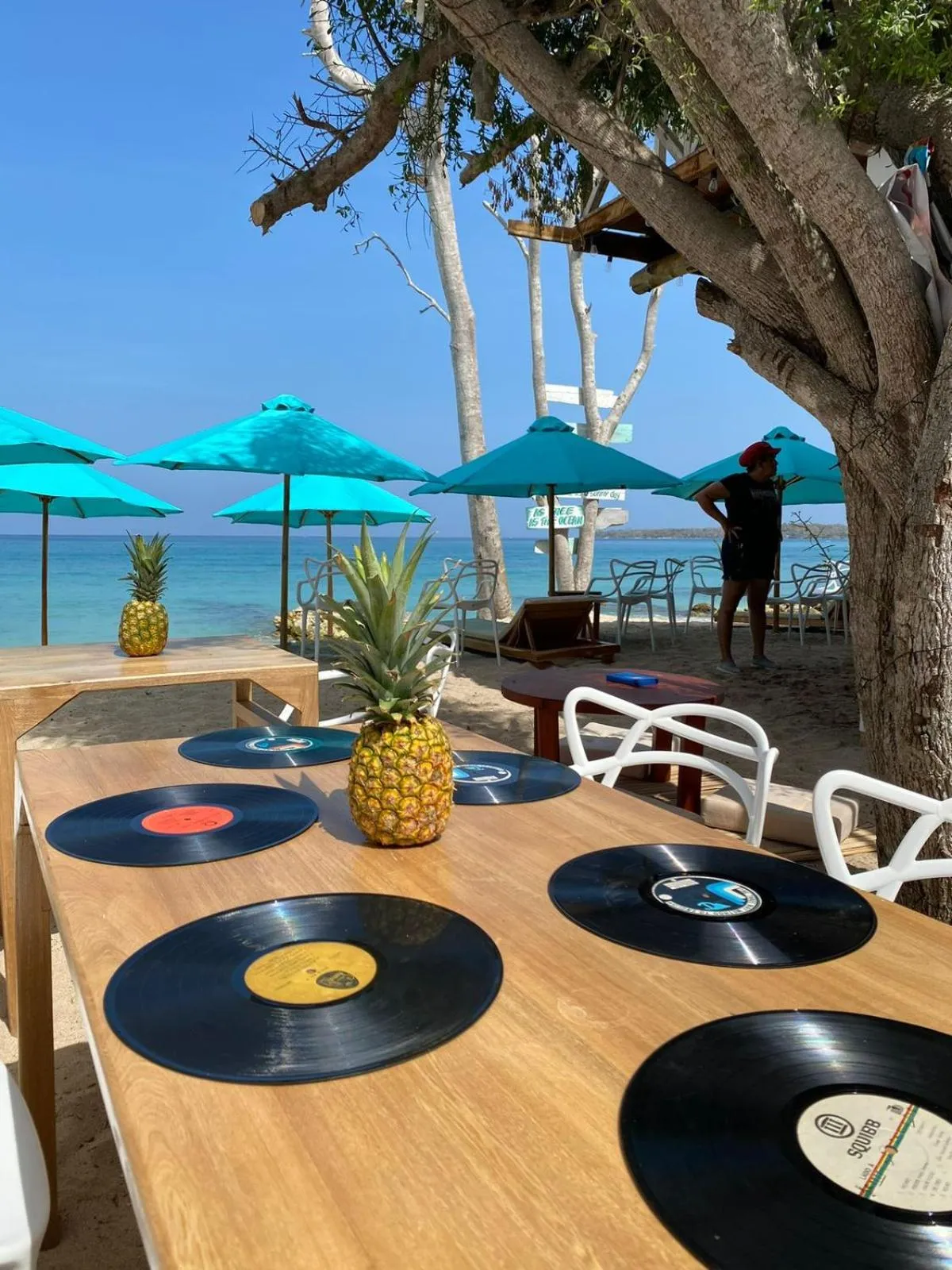 Dining area in Freedom Beach Club