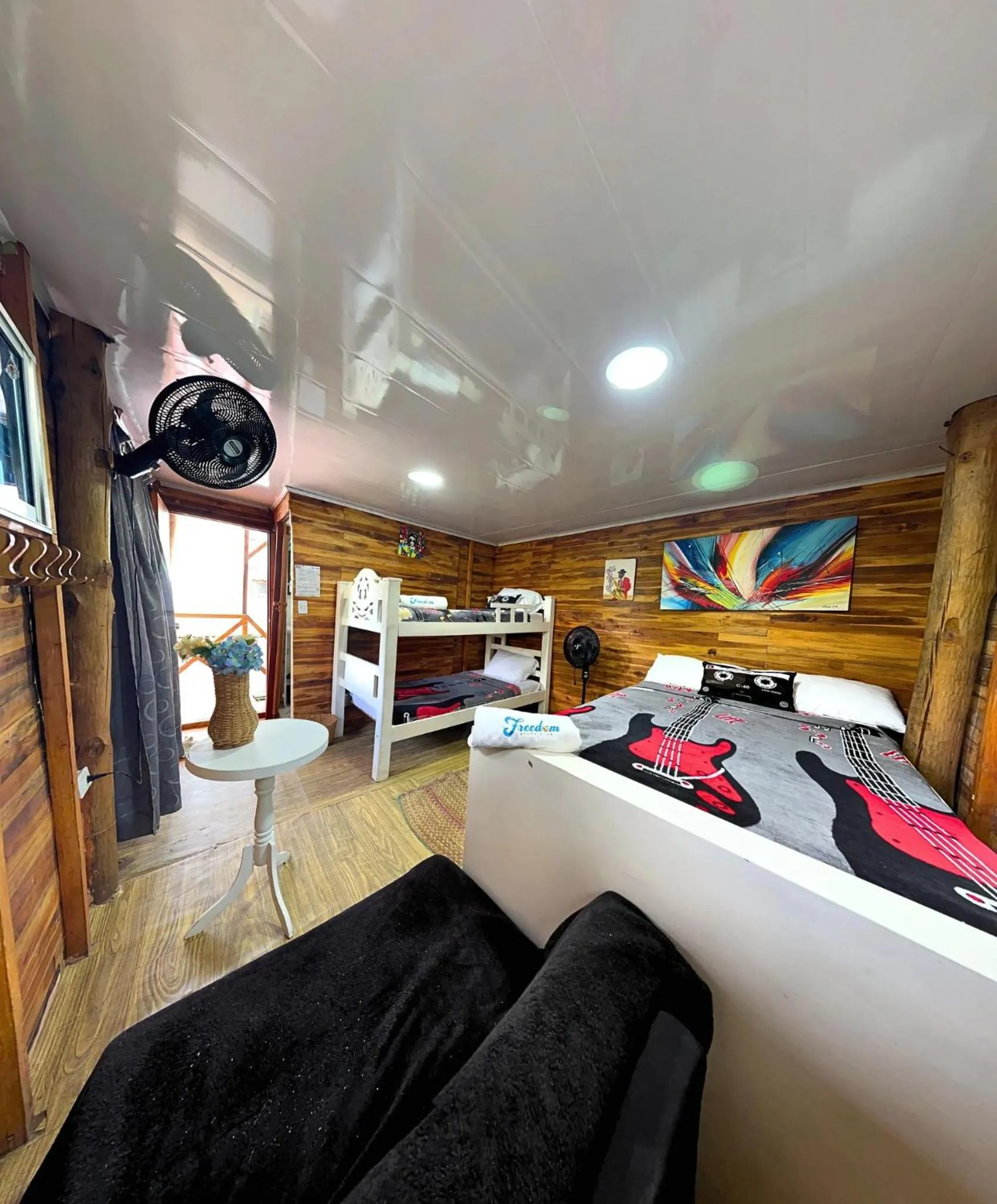 Bed in Freedom Beach Club