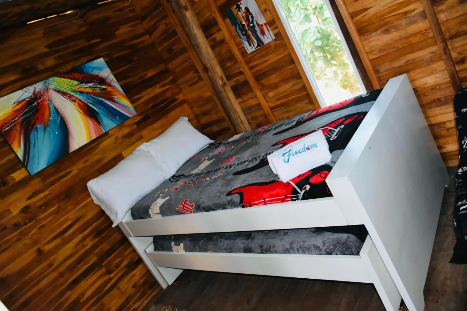 Bed in Freedom Beach Club