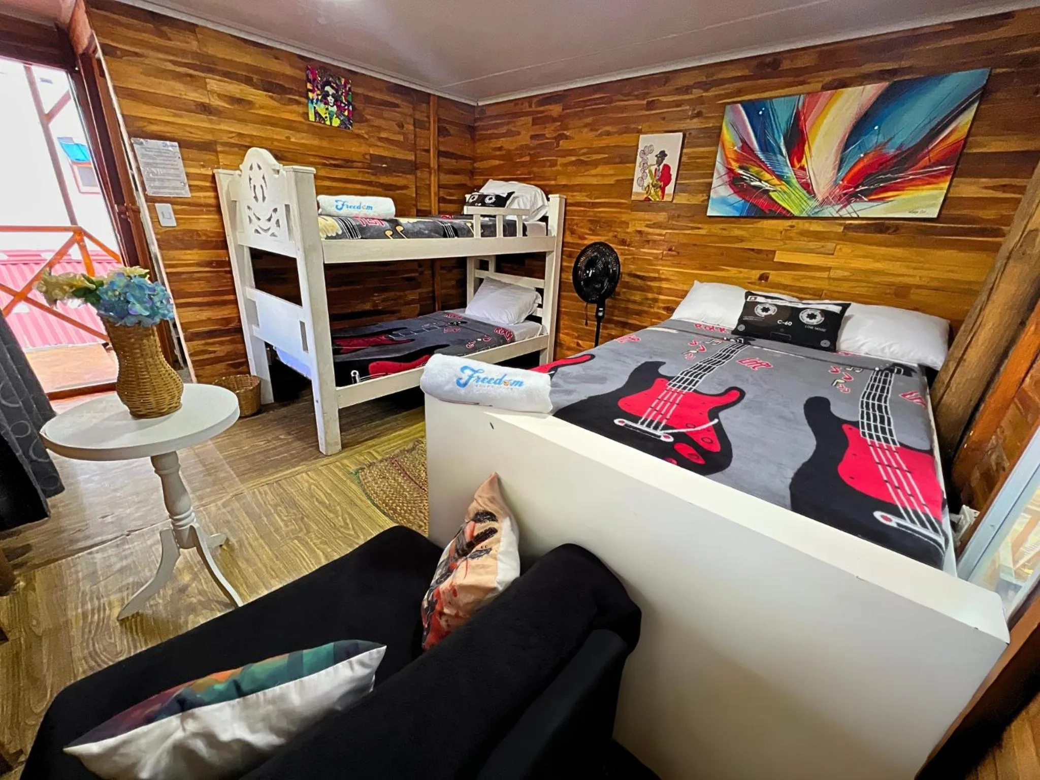 Bed in Freedom Beach Club