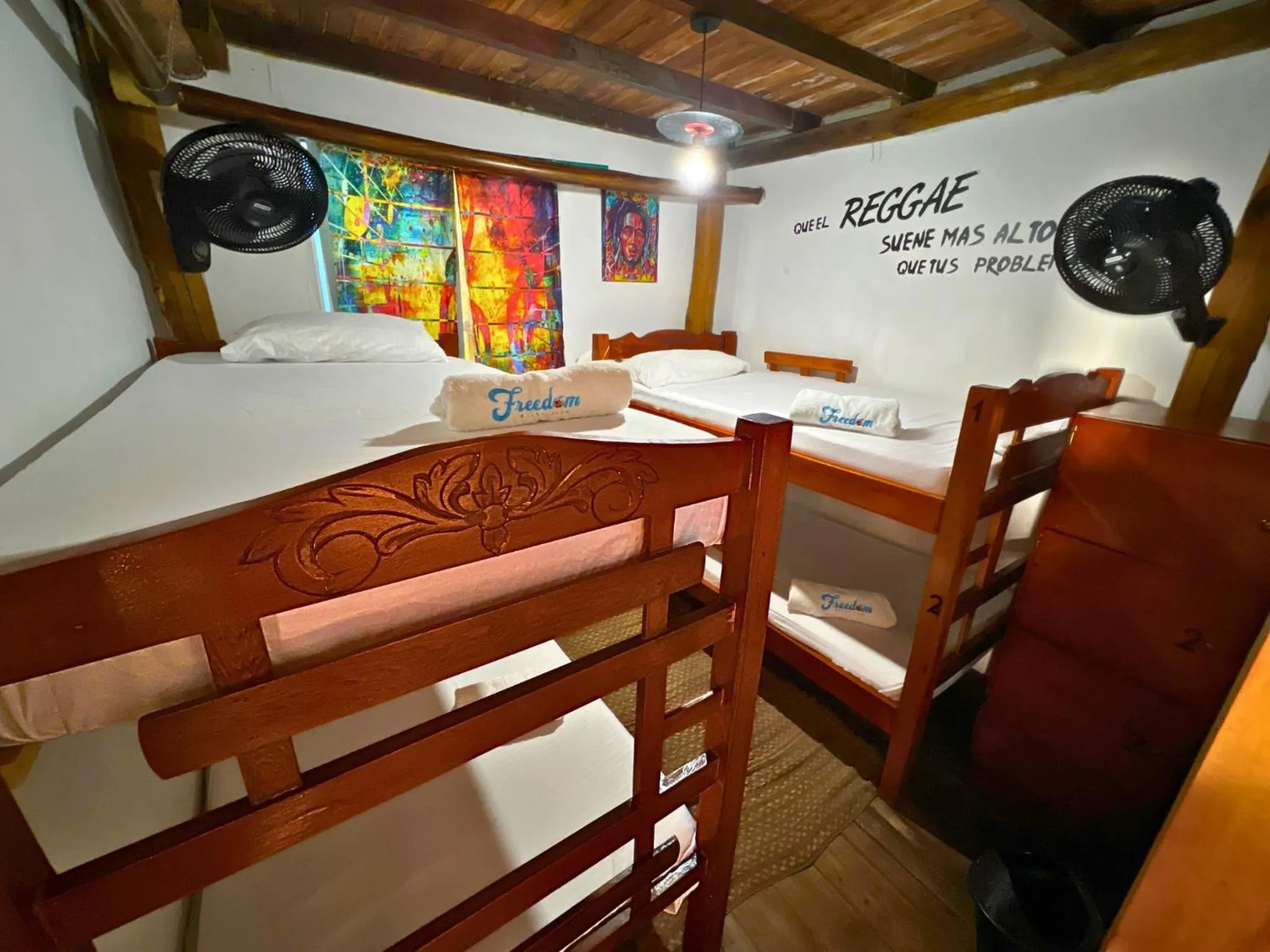 Bed in Freedom Beach Club