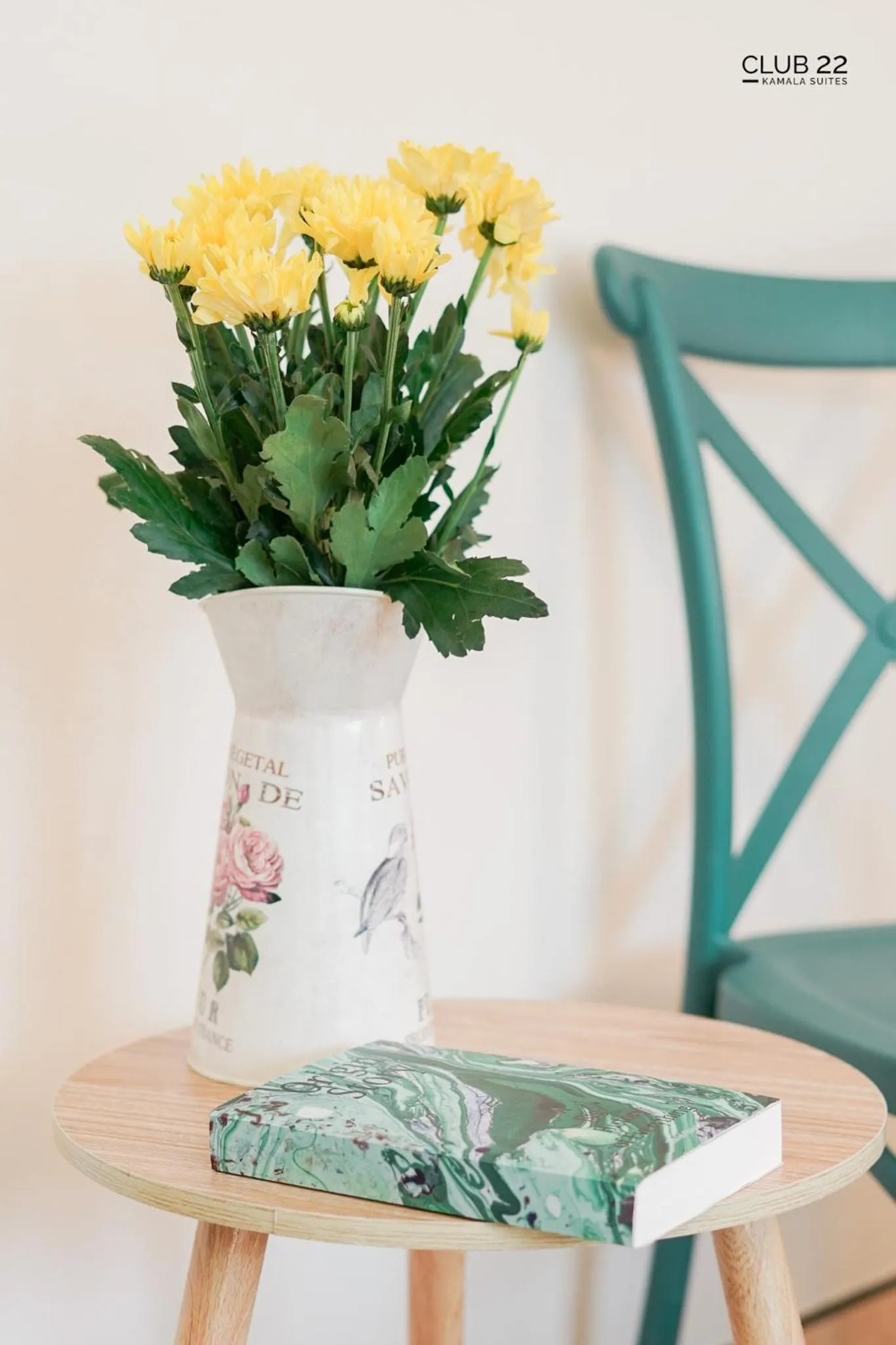 Decorative detail in Club22 Kamala Suites, Kamala Beach