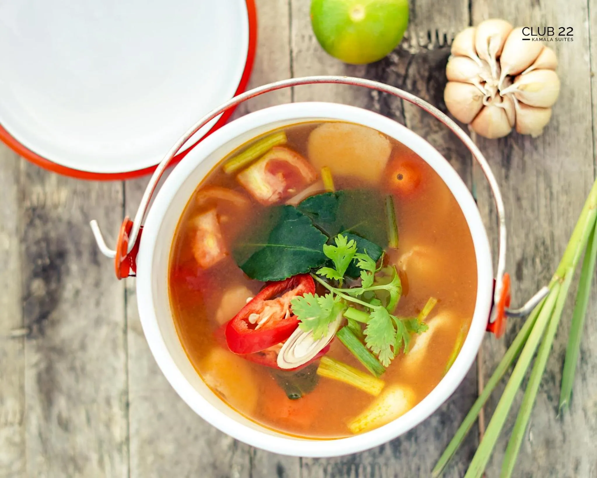 Food and drinks in Club22 Kamala Suites, Kamala Beach