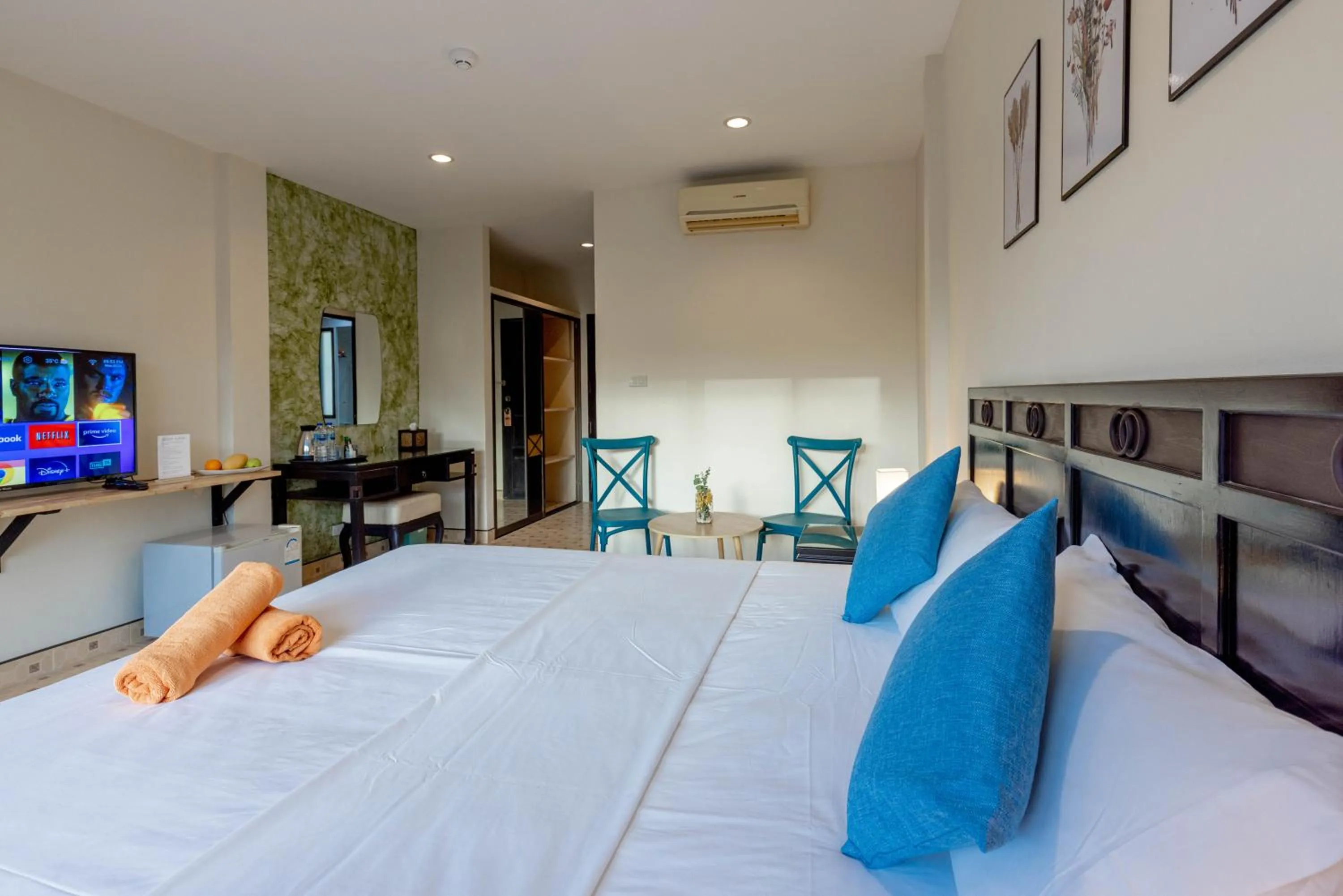 Bed in Club22 Kamala Suites, Kamala Beach