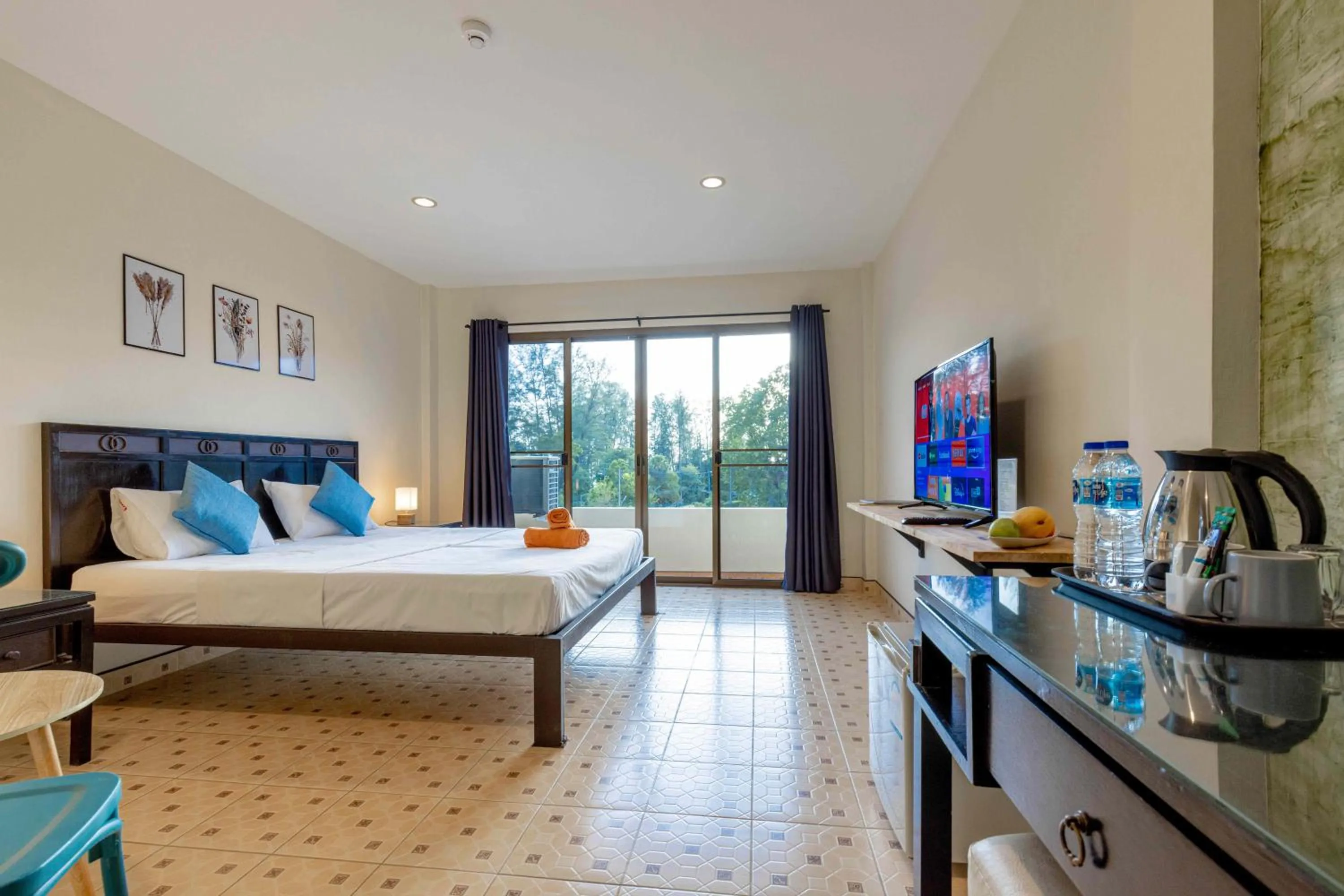 Bed in Club22 Kamala Suites, Kamala Beach