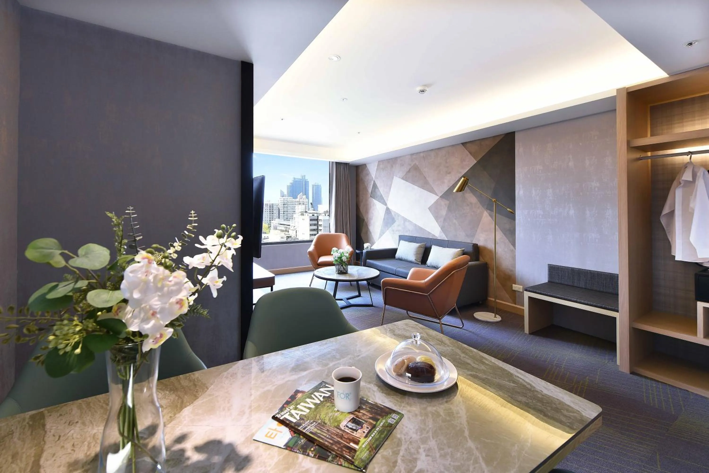 Living room in Fullon Poshtel - Kaohsiung