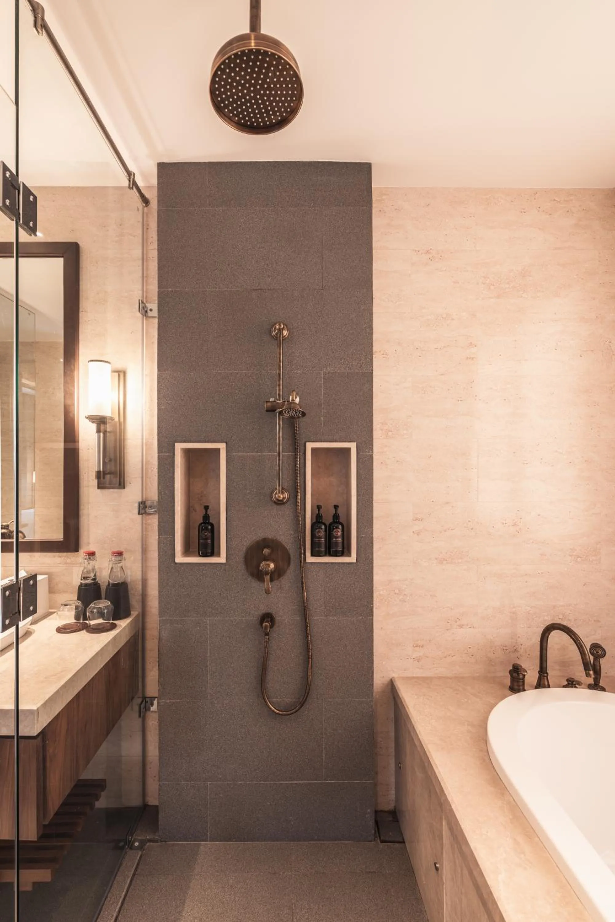 Shower in Dusit Thani Himalayan Resort Dhulikhel, Nepal