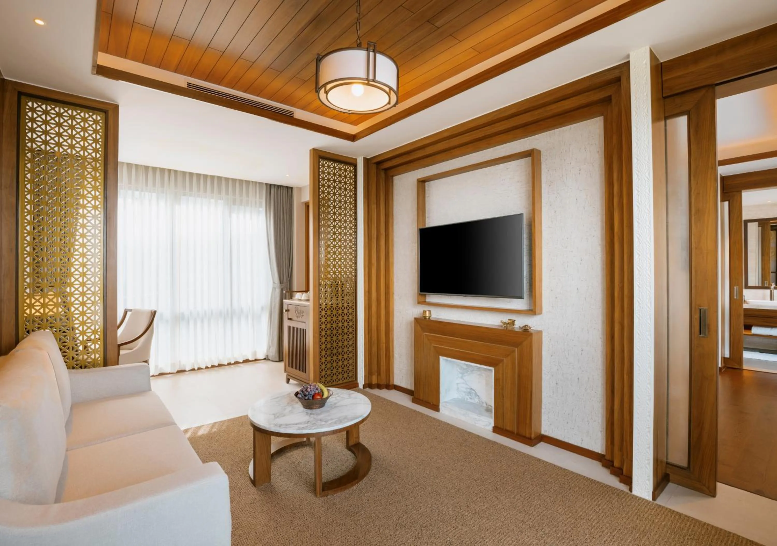 Living room in Dusit Thani Himalayan Resort Dhulikhel, Nepal