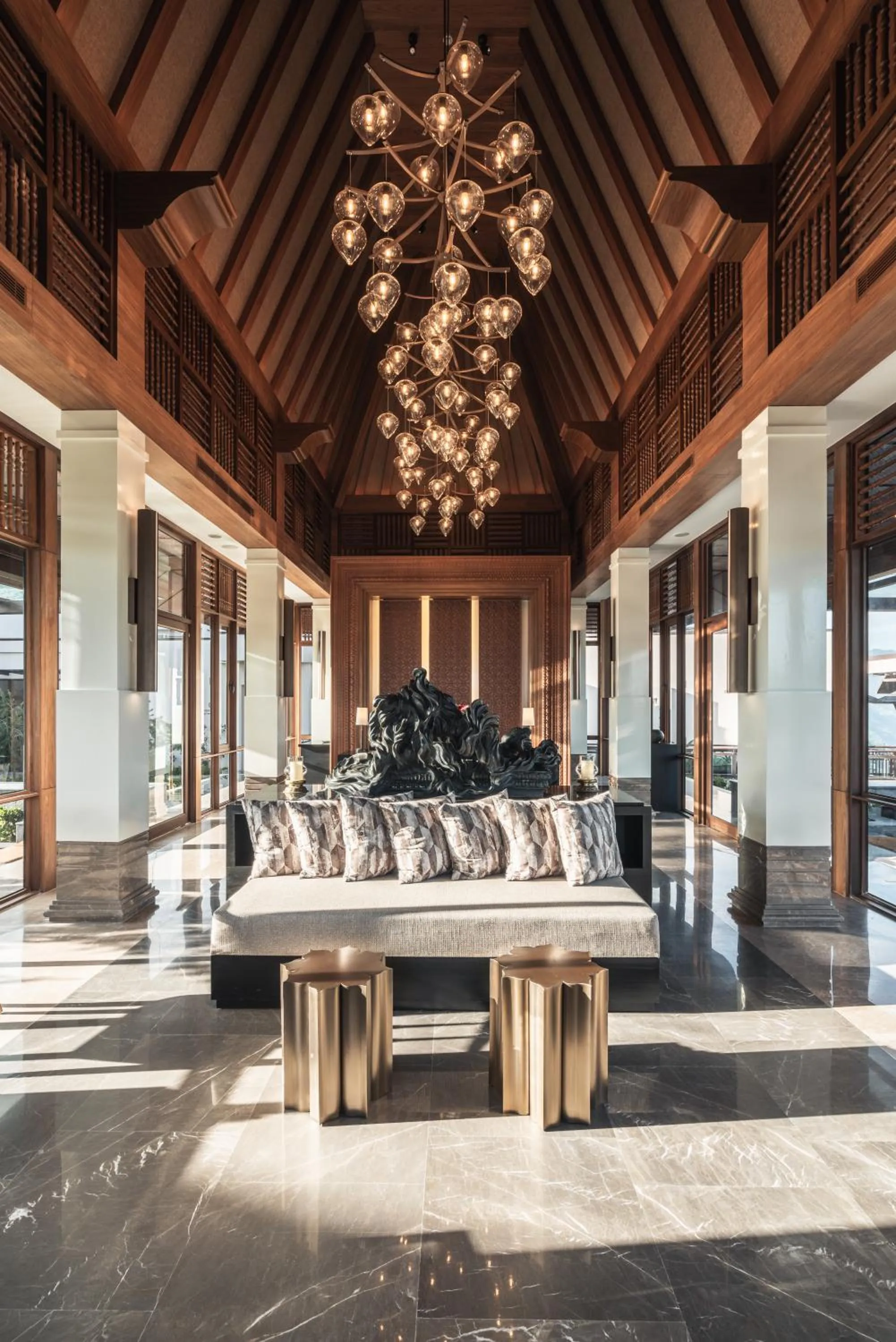 Lobby or reception in Dusit Thani Himalayan Resort Dhulikhel, Nepal