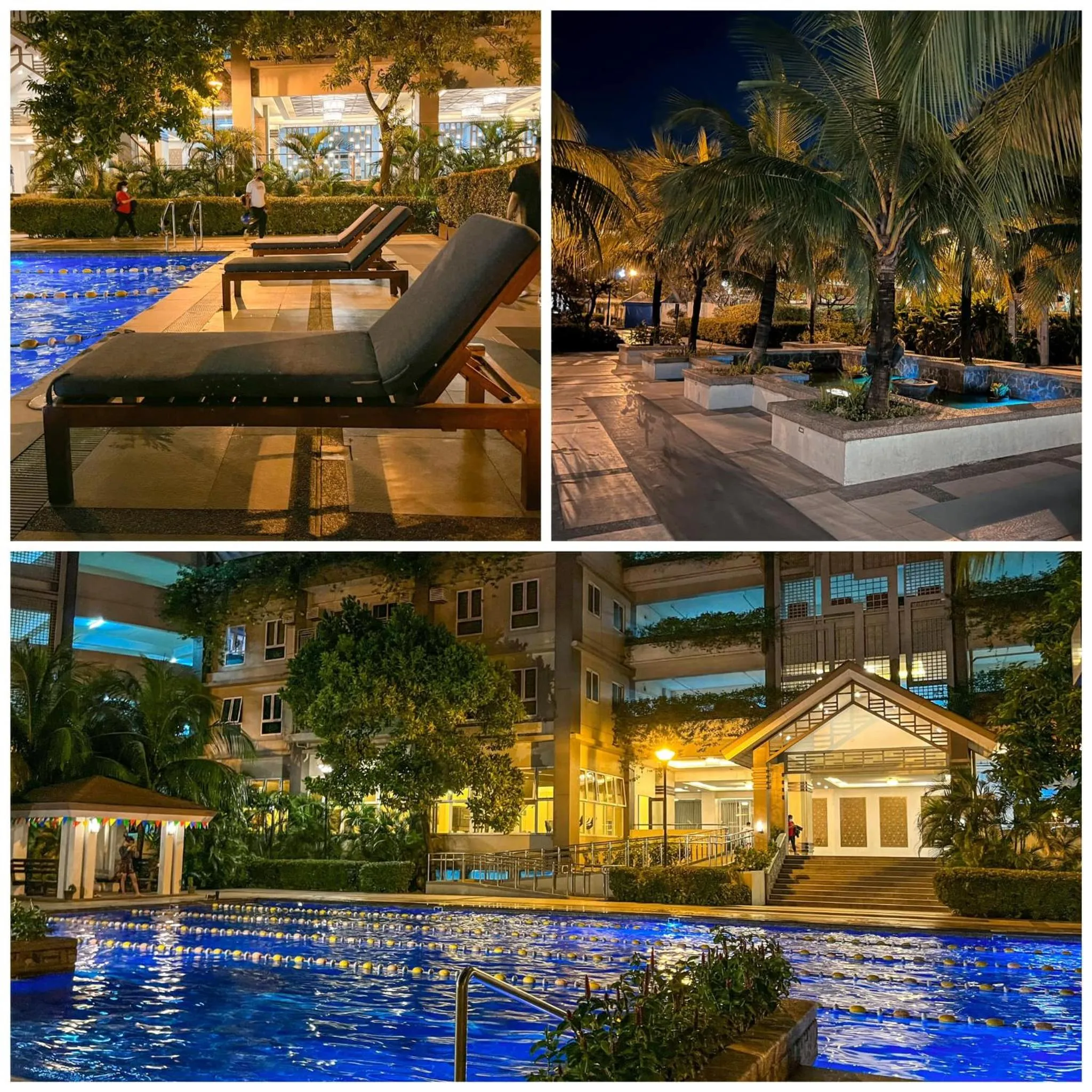 Swimming pool in Zinnia Towers 1BR Condo with PS4 Karaoke Netflix & Swimming Pool