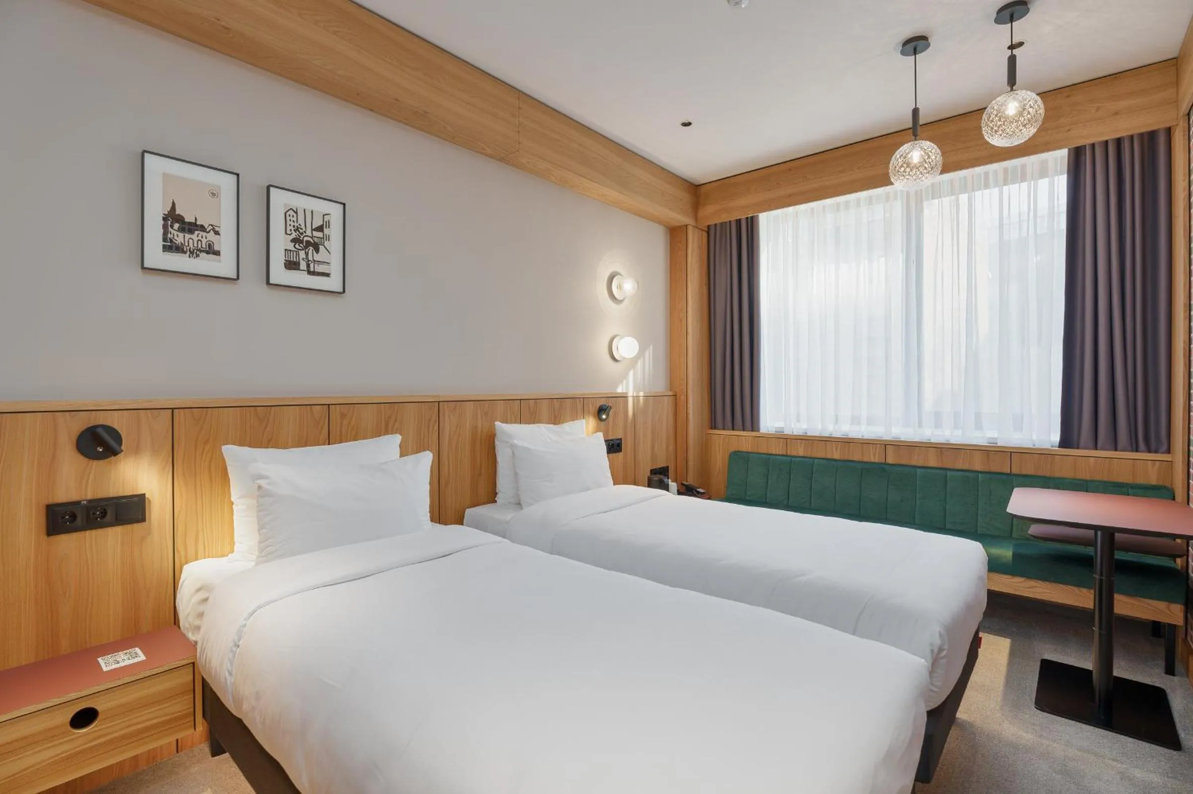 Bed in Aston Hotel Riga