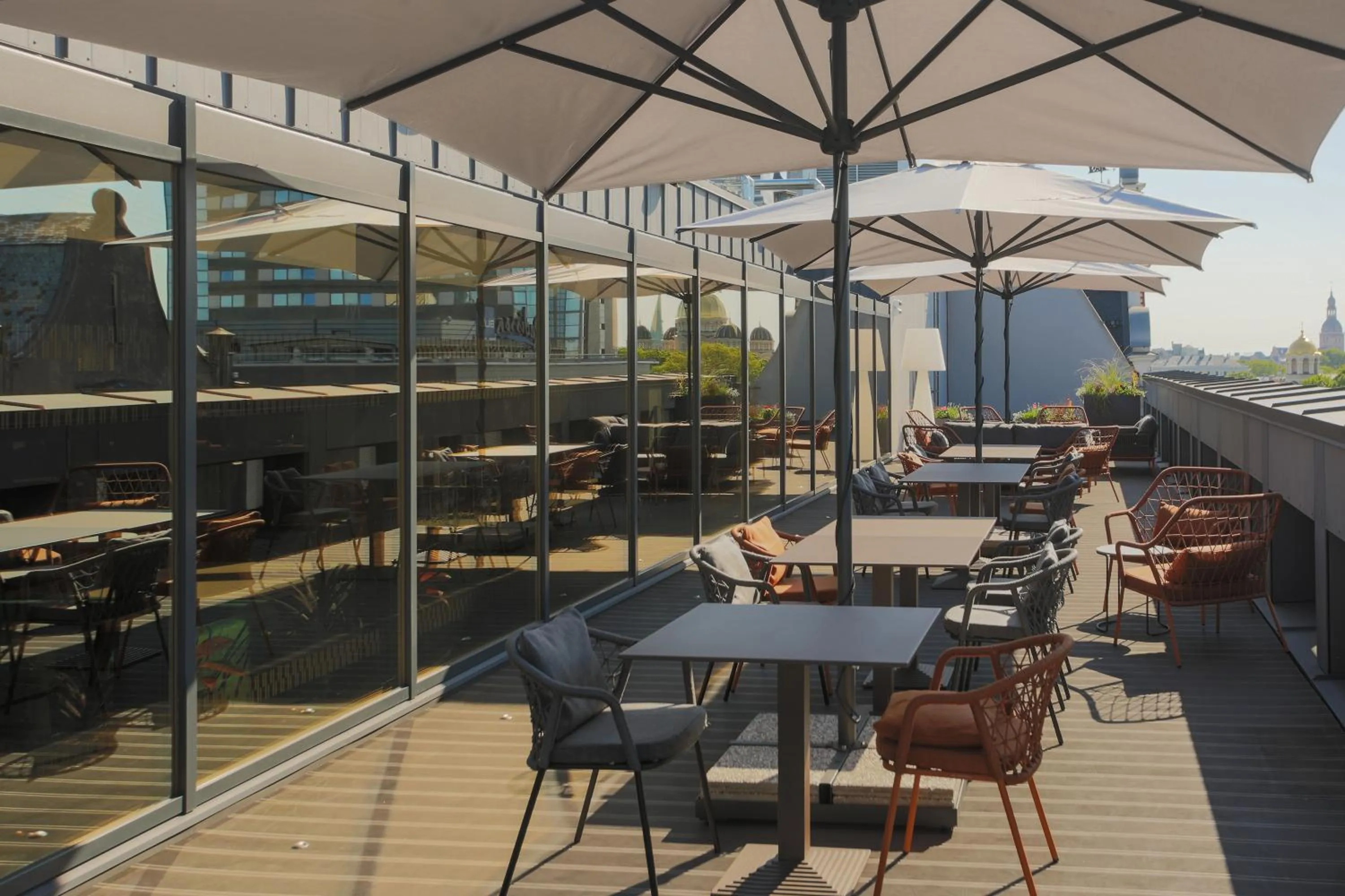 Balcony/Terrace in Aston Hotel Riga