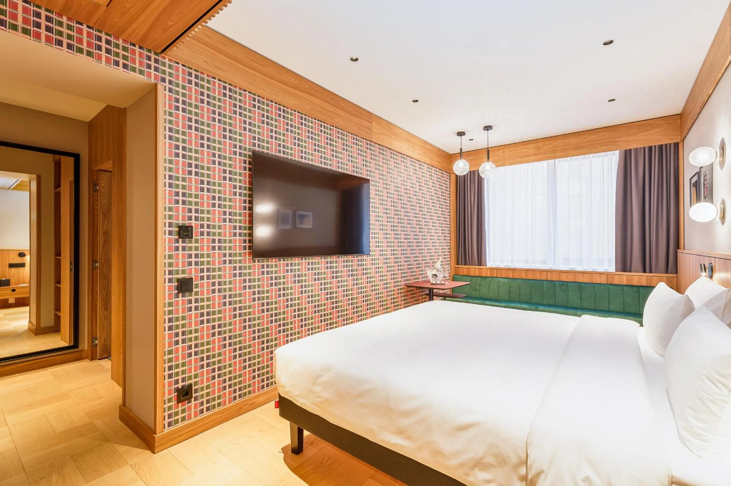 Bed in Aston Hotel Riga