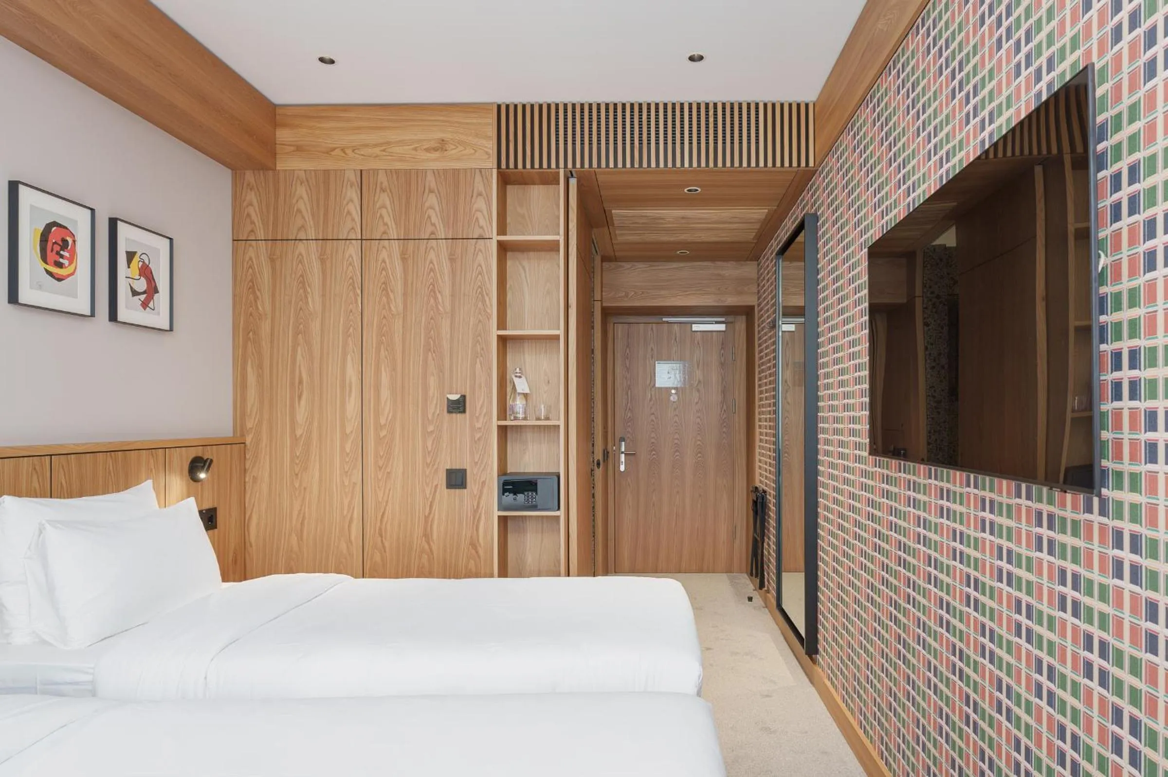 Bed in Aston Hotel Riga