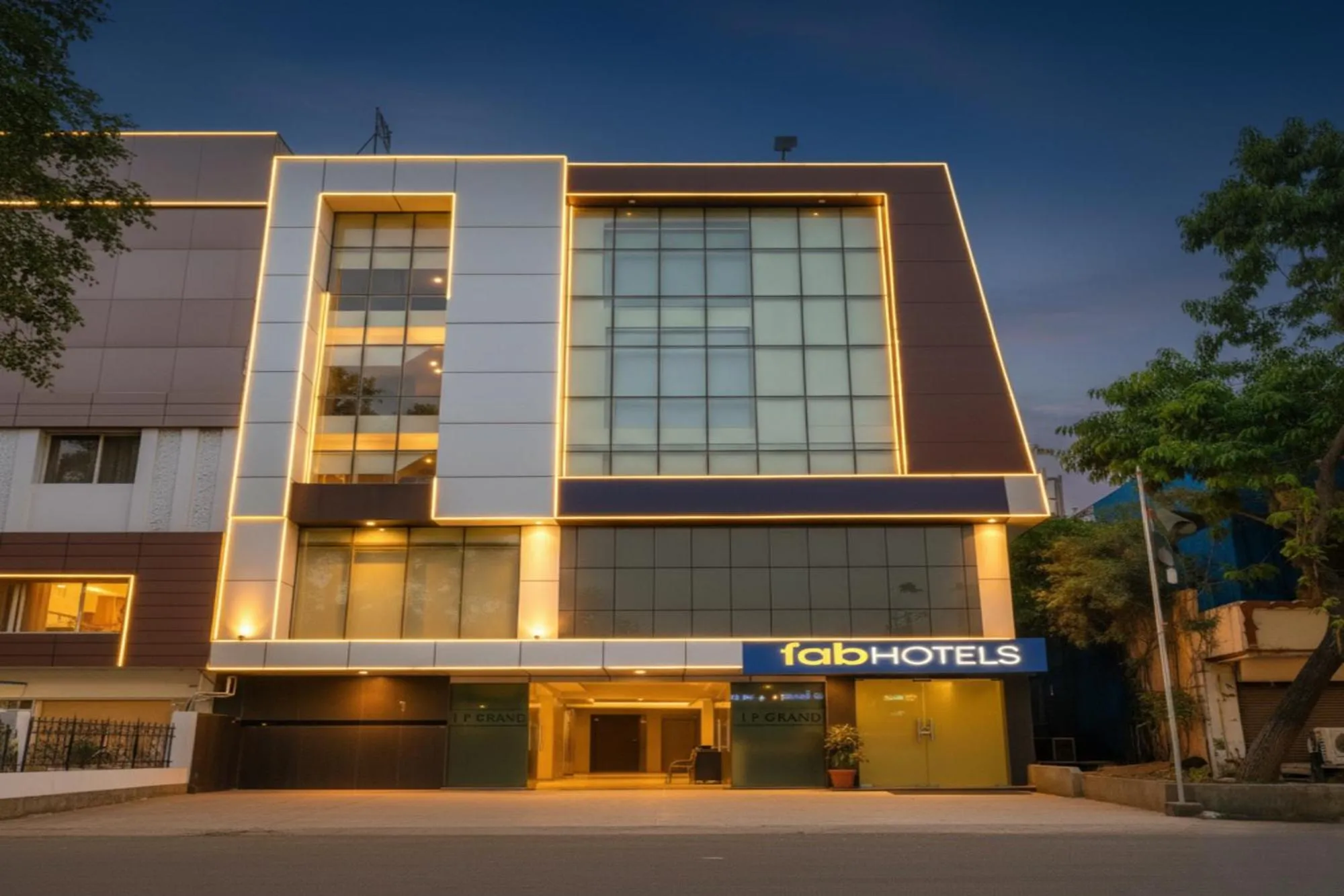 Property building in FabHotel Grand Stay