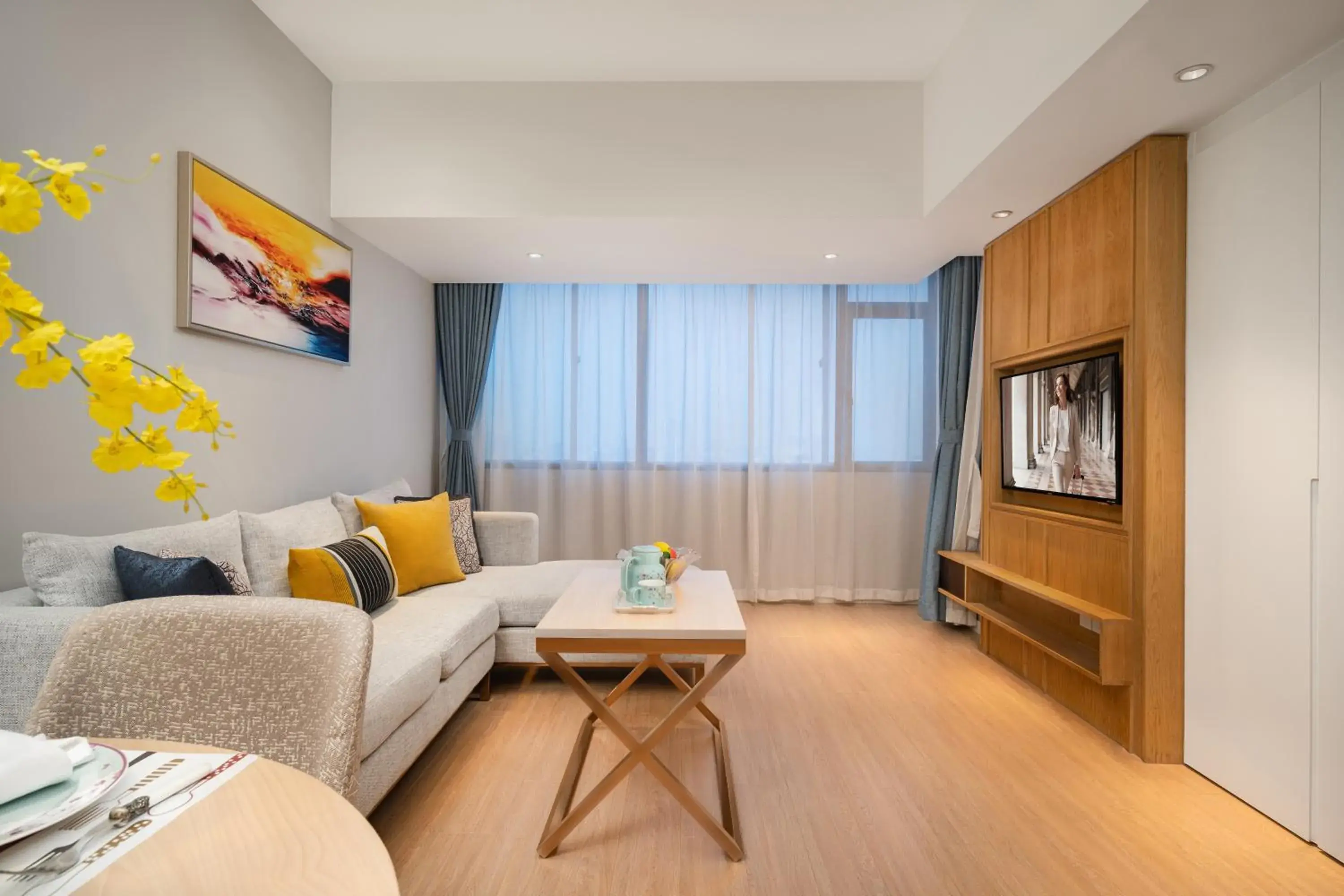 Deluxe Studio in Citadines Apart'hotel Shanghai Jing'an Temple Deluxe Studio in Citadines Apart'hotel Shanghai Jing'an Temple