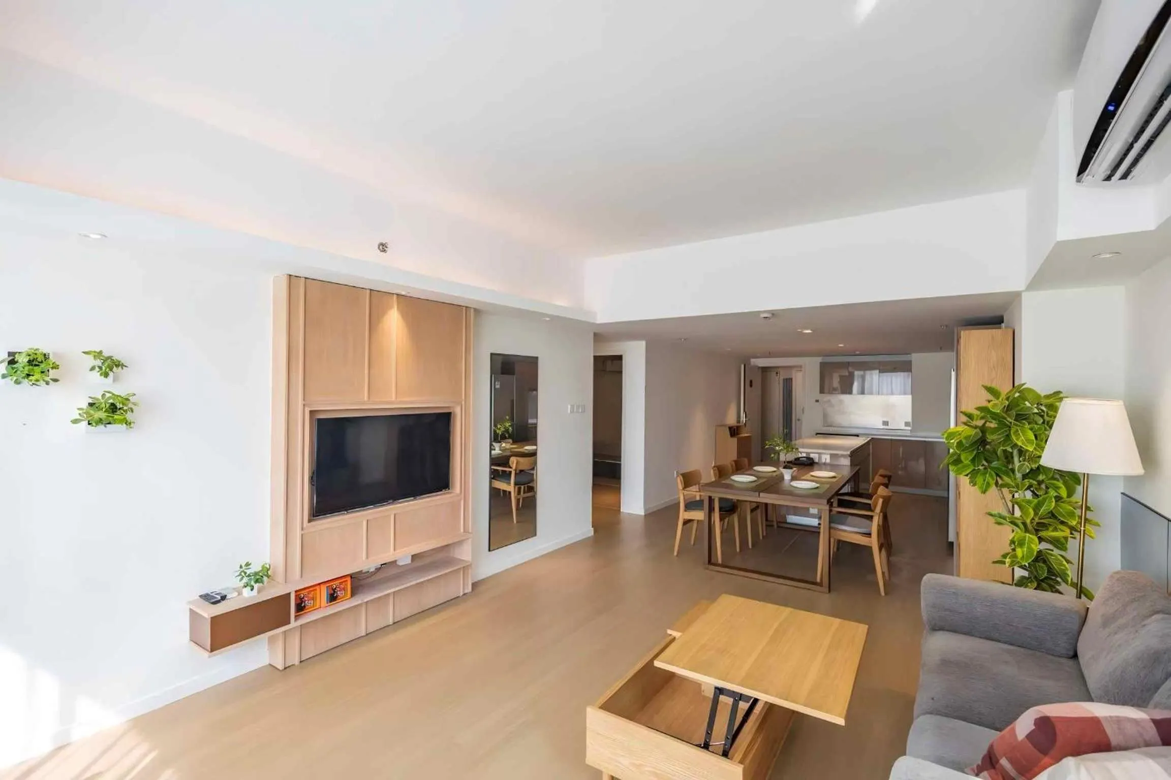 Living room in Citadines Apart'hotel Shanghai Jing'an Temple