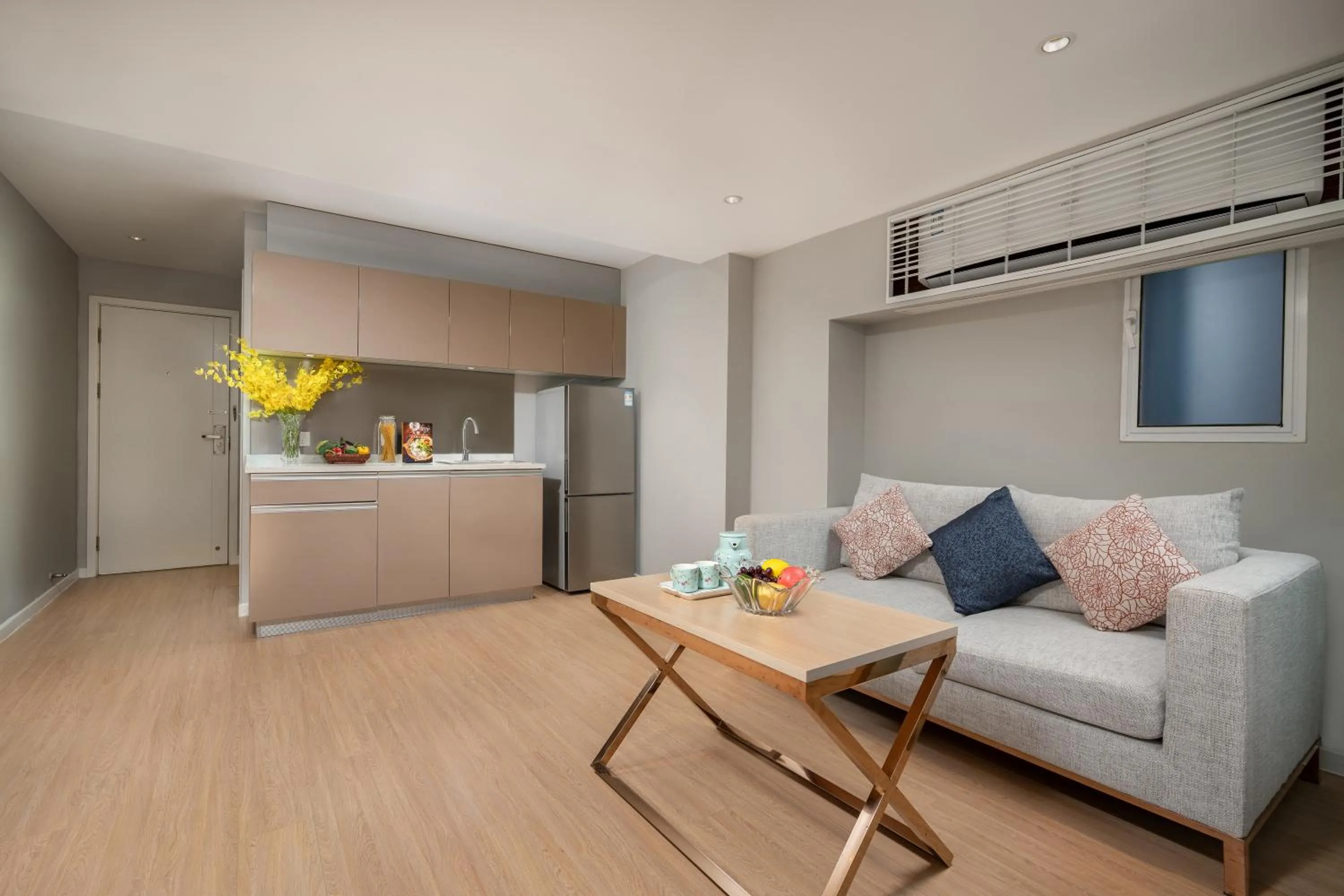 Living room in Citadines Apart'hotel Shanghai Jing'an Temple