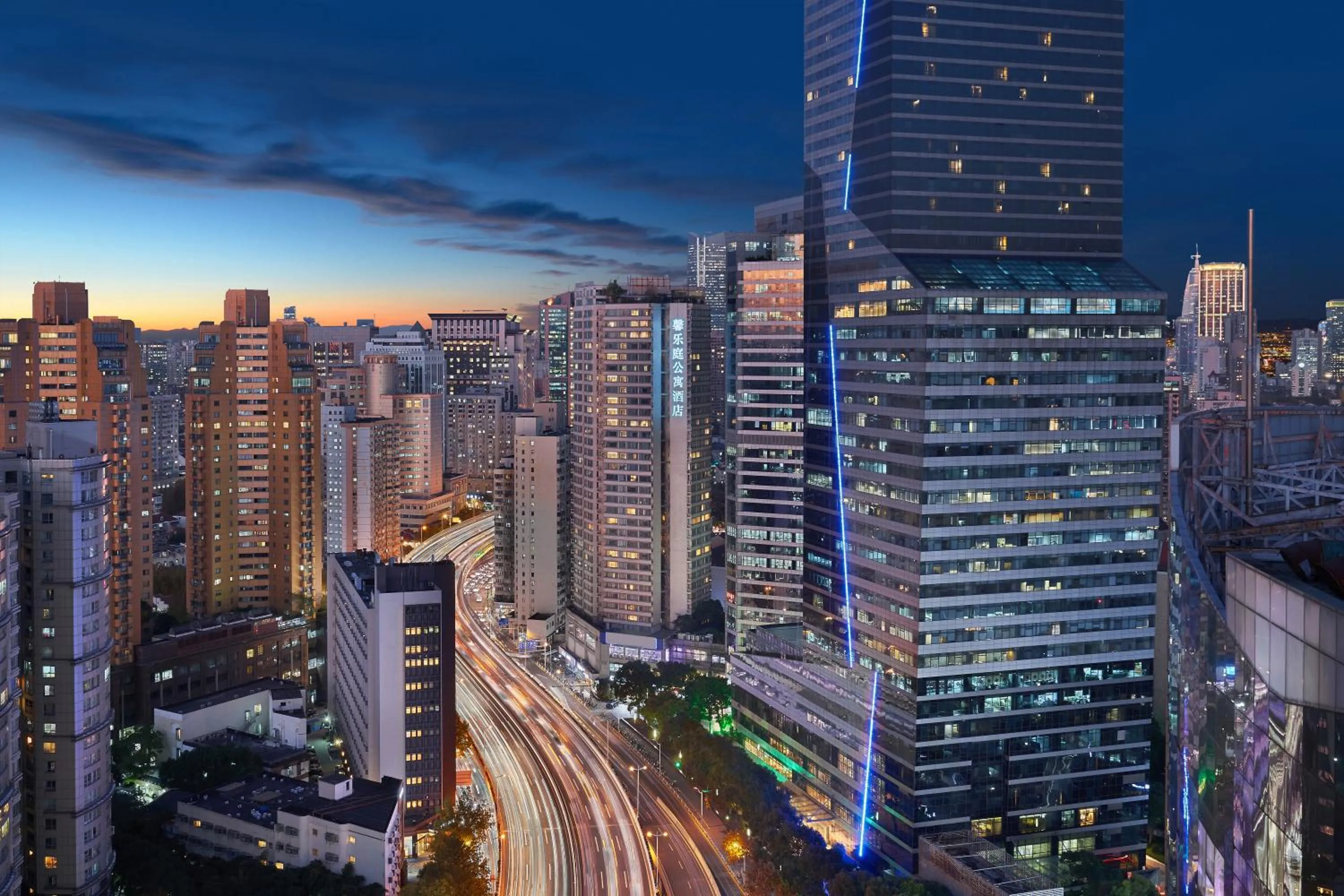 Property building in Citadines Apart'hotel Shanghai Jing'an Temple