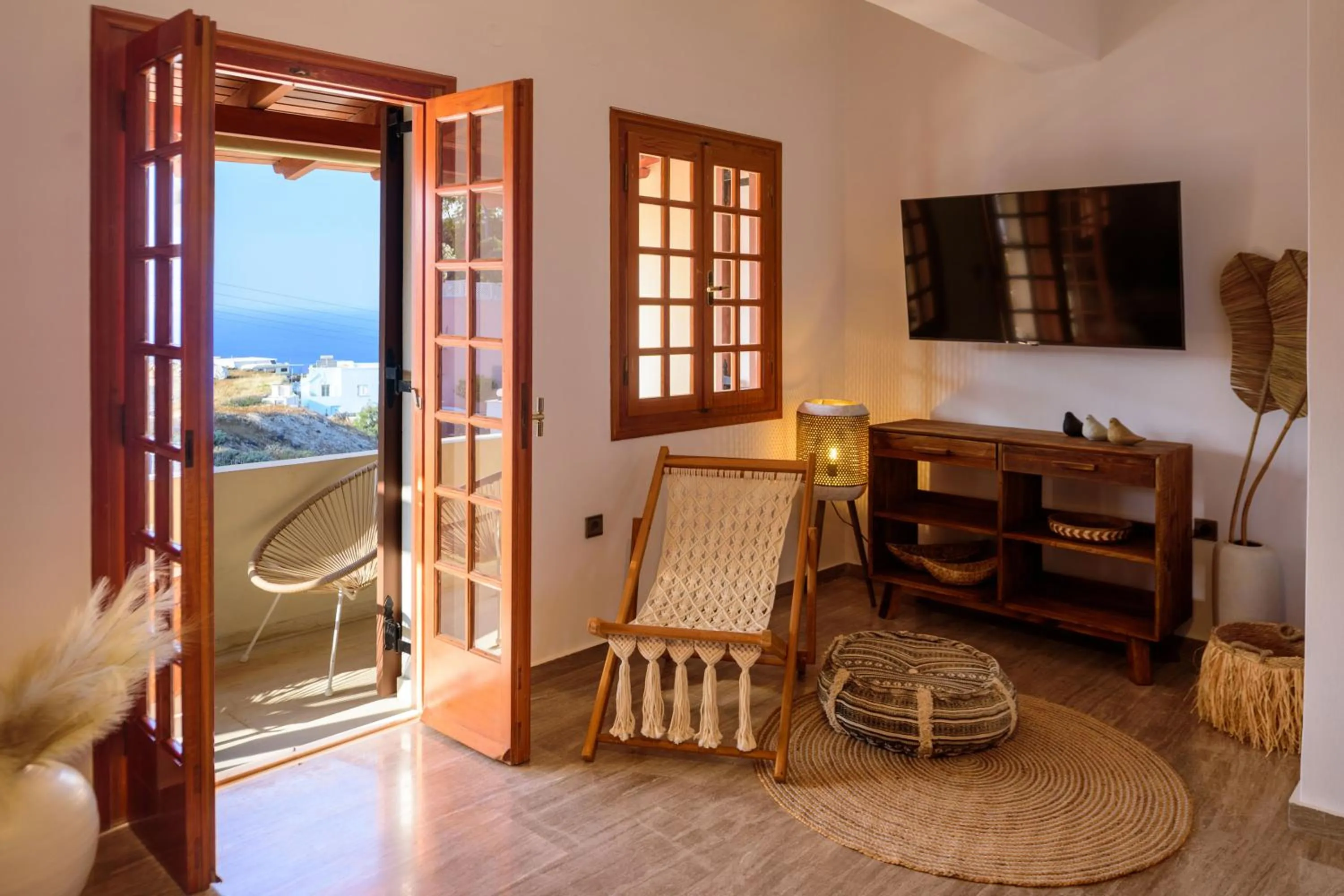 Seating area in Terra Blanca Suites