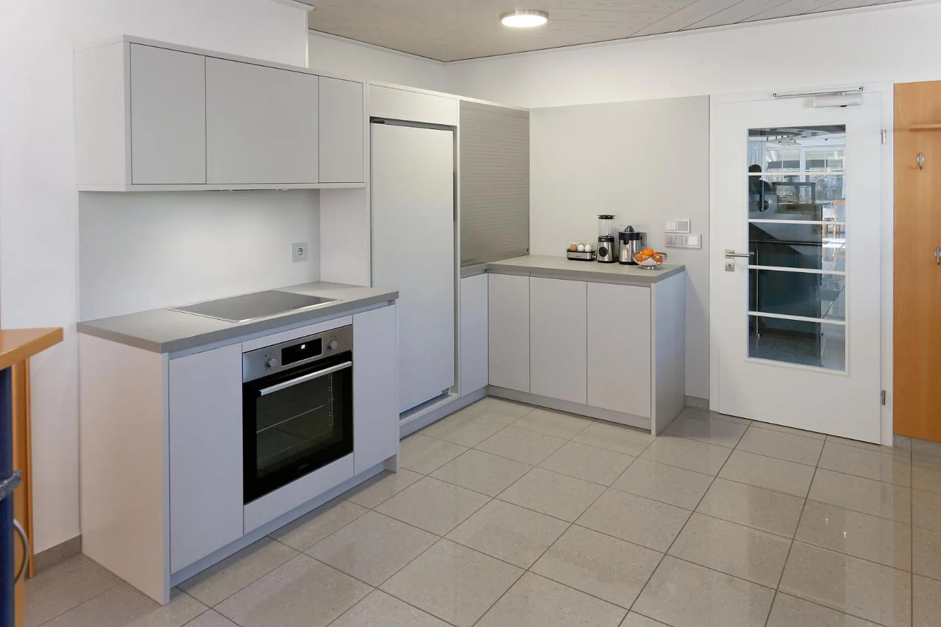 Kitchen or kitchenette in Gästehaus Brütting