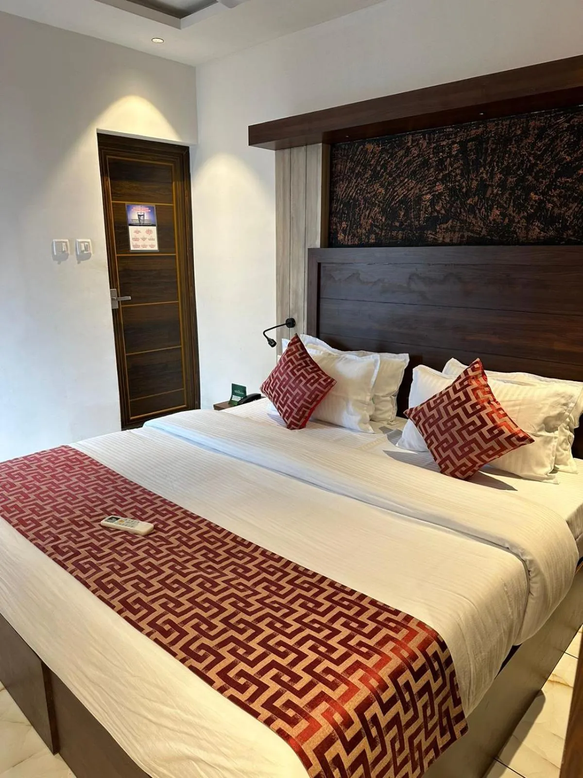 Bed in Hotel Vrindavan