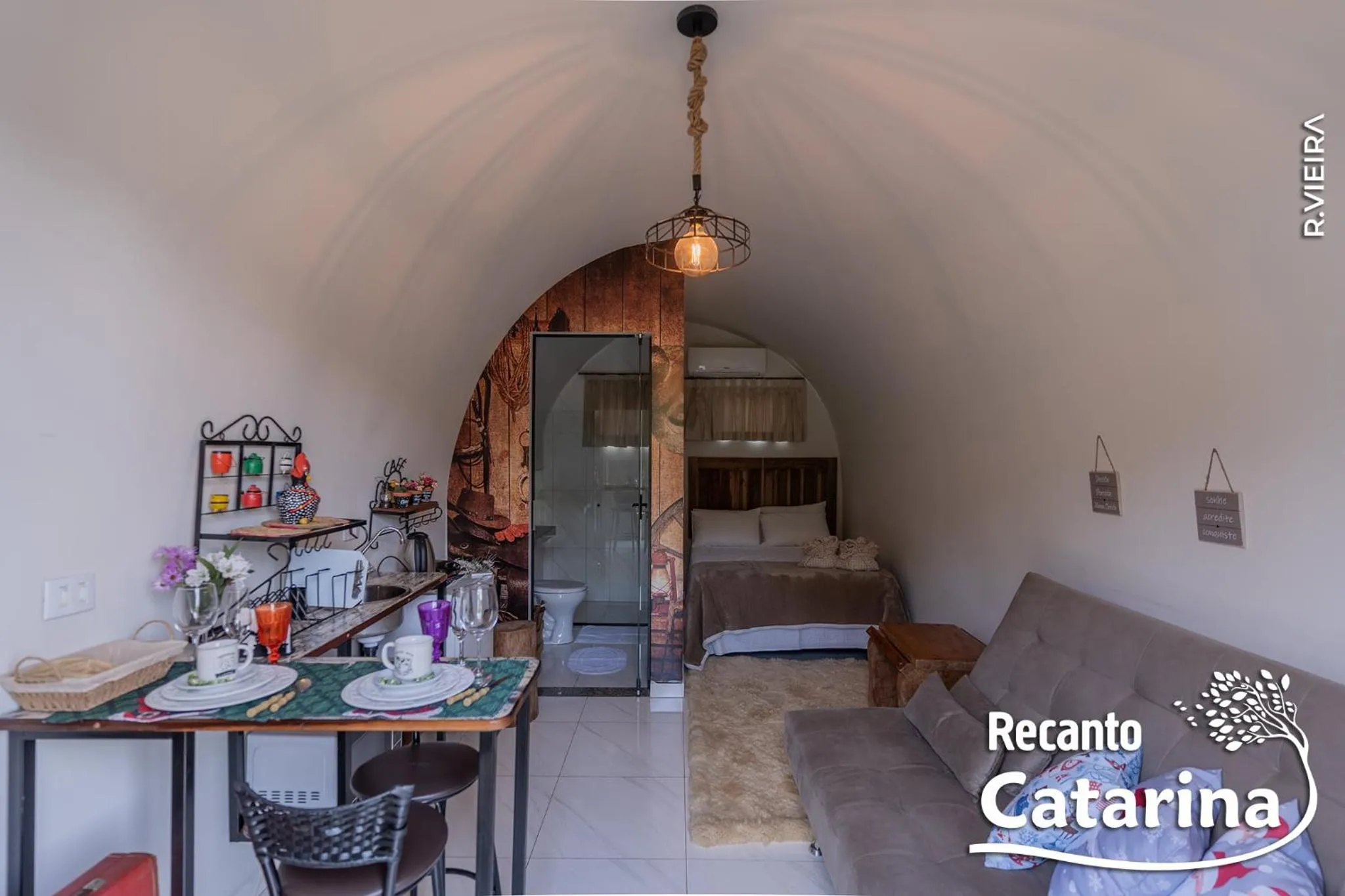 Photo of the whole room, Bed in Recanto Catarina