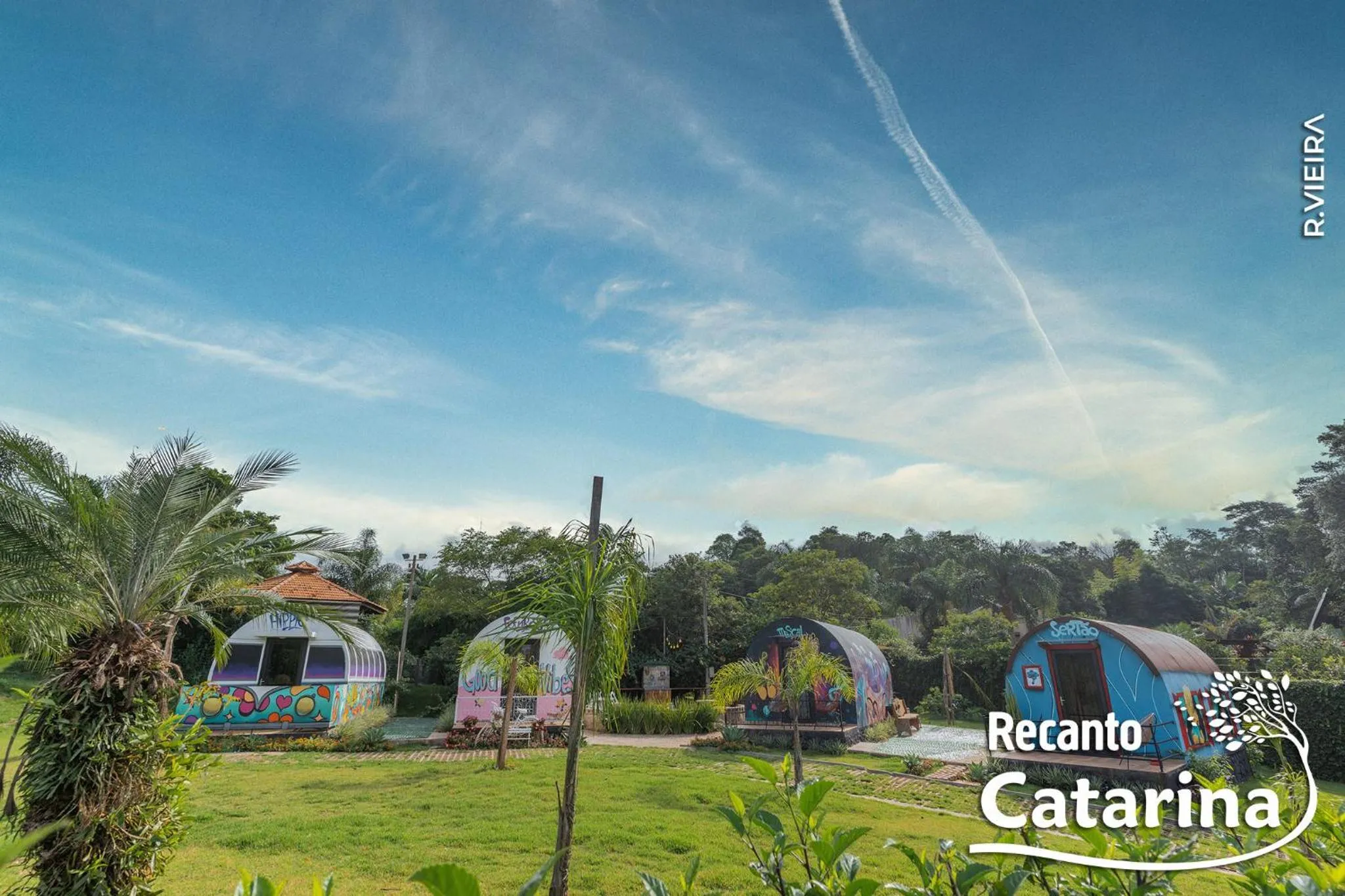 Garden view in Recanto Catarina