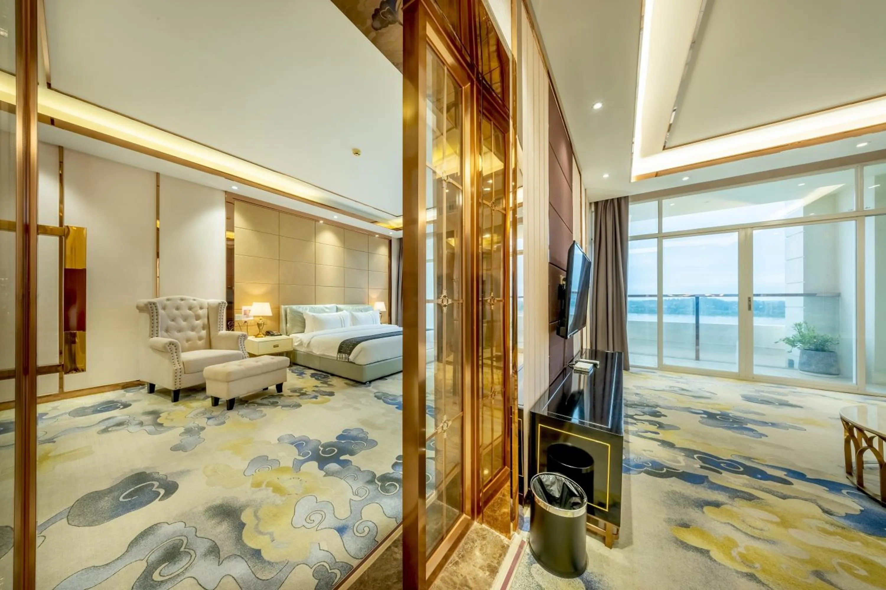 Photo of the whole room, Bed in ST Hotel Wattay Airport