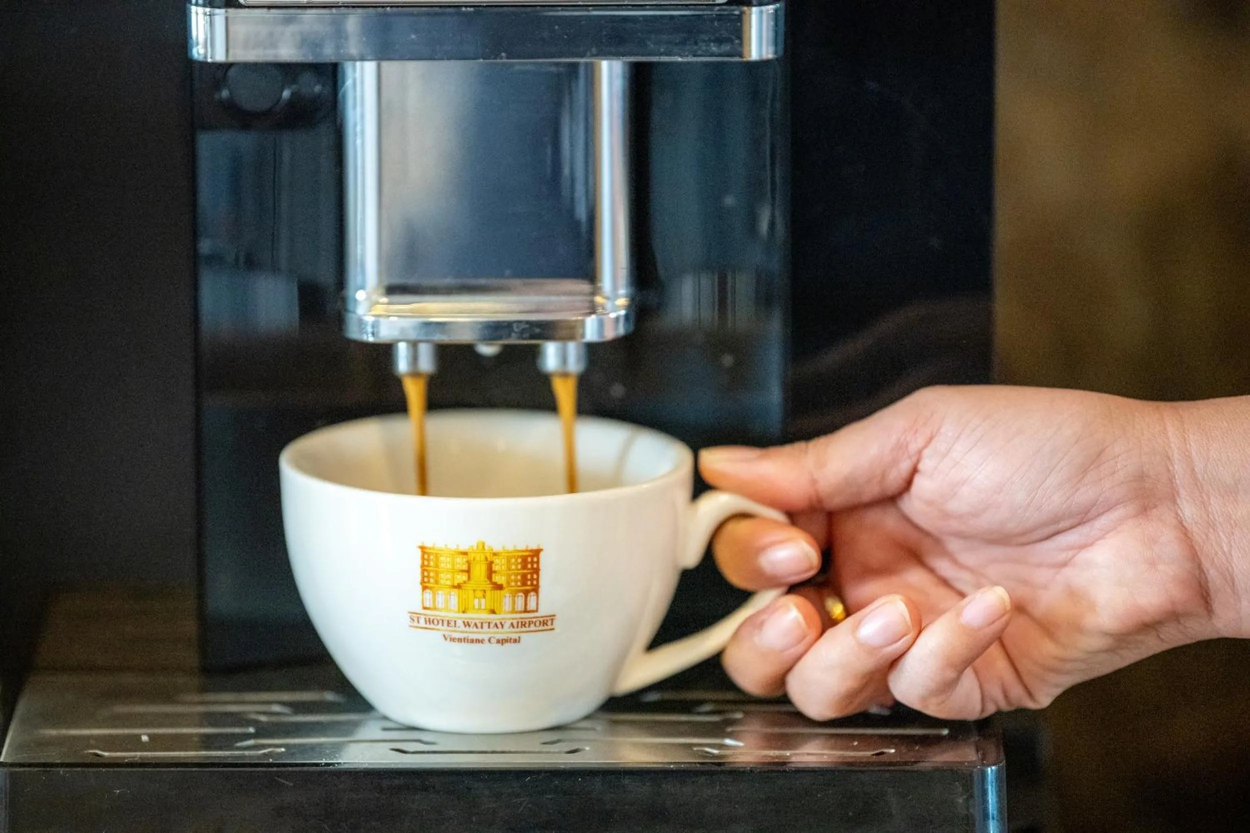 Coffee/tea facilities in ST Hotel Wattay Airport