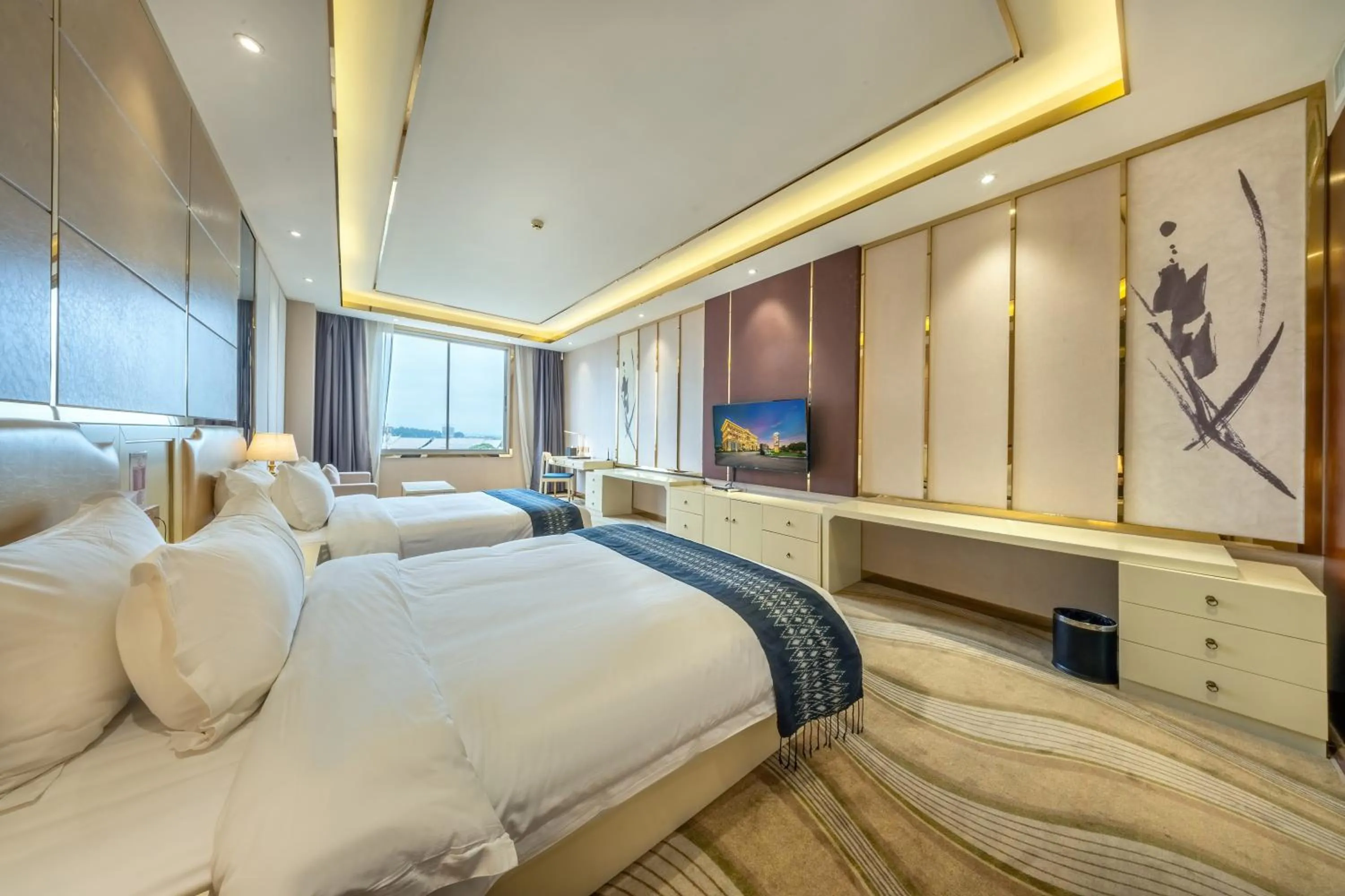 Bed in ST Hotel Wattay Airport