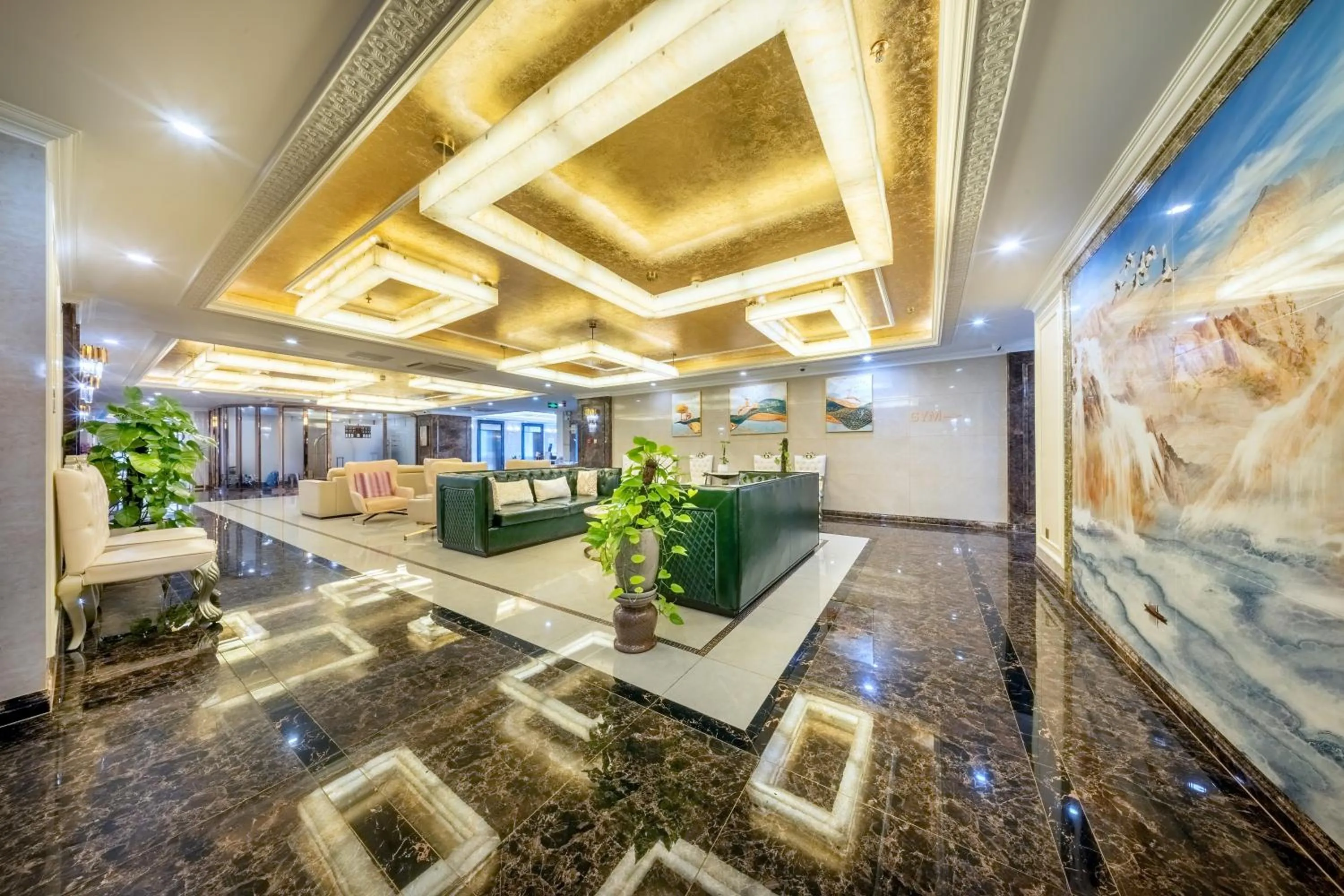 Seating area in ST Hotel Wattay Airport