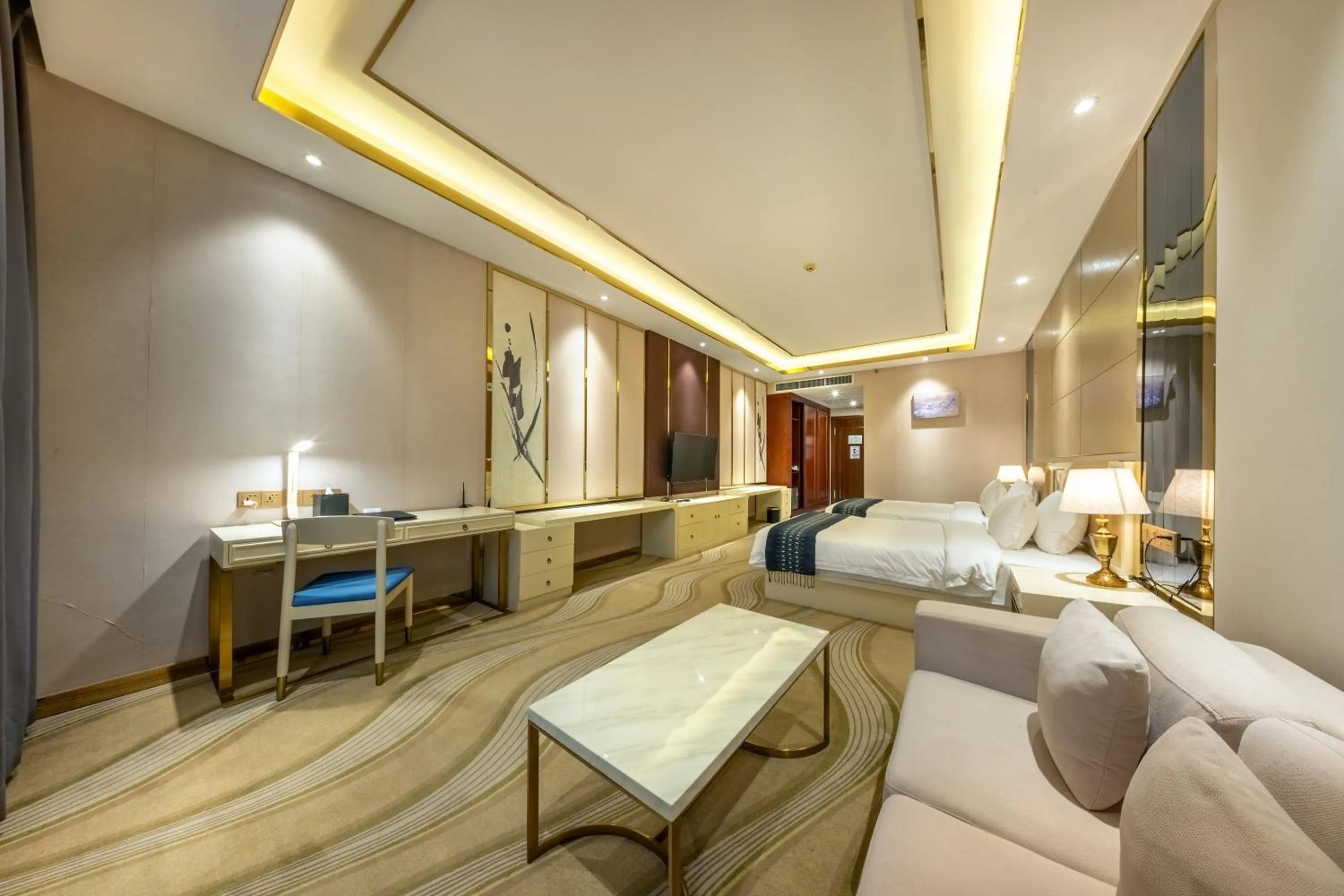 Photo of the whole room, Bed in ST Hotel Wattay Airport