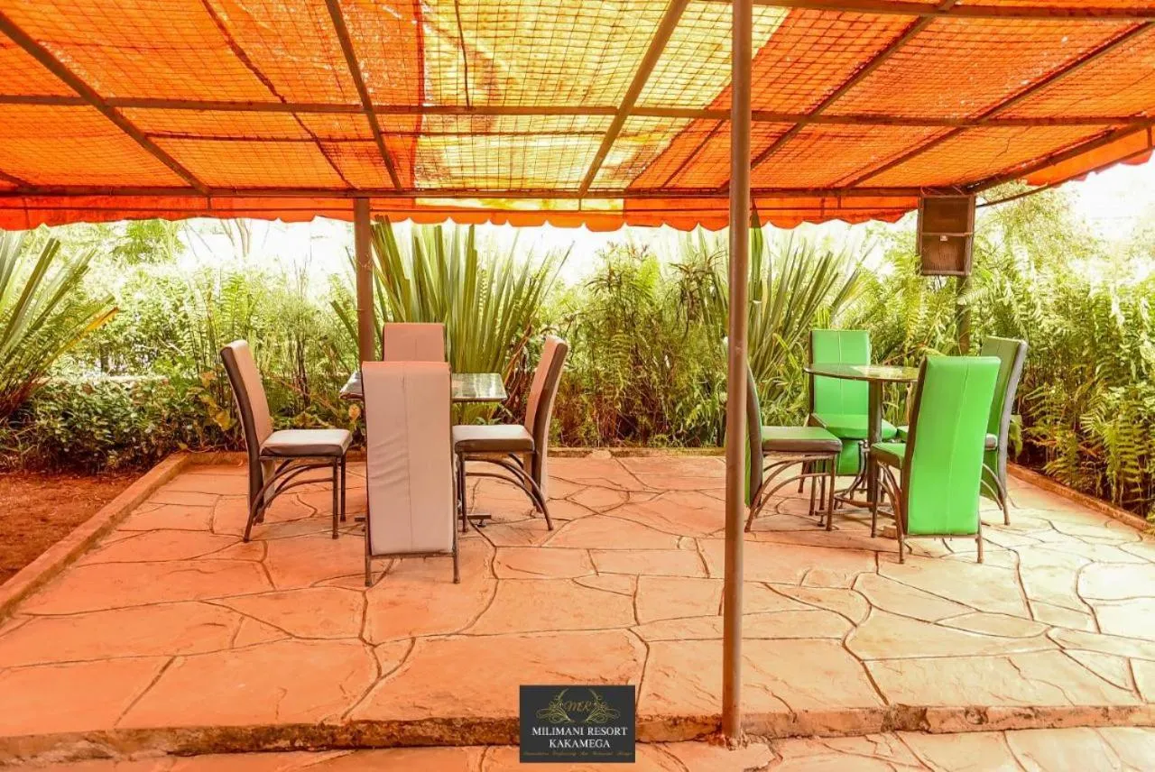 Seating area in Milimani Resort Kakamega