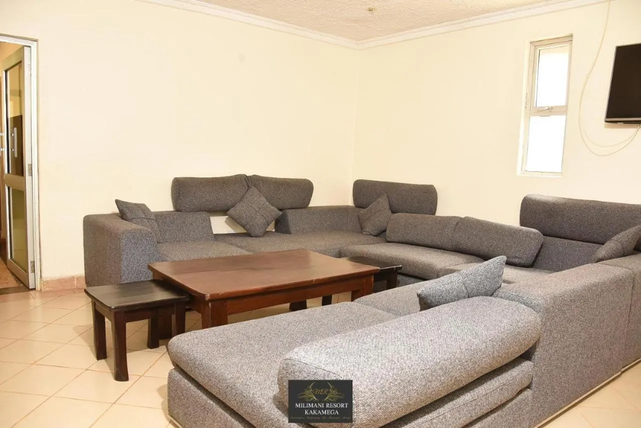 Seating area in Milimani Resort Kakamega