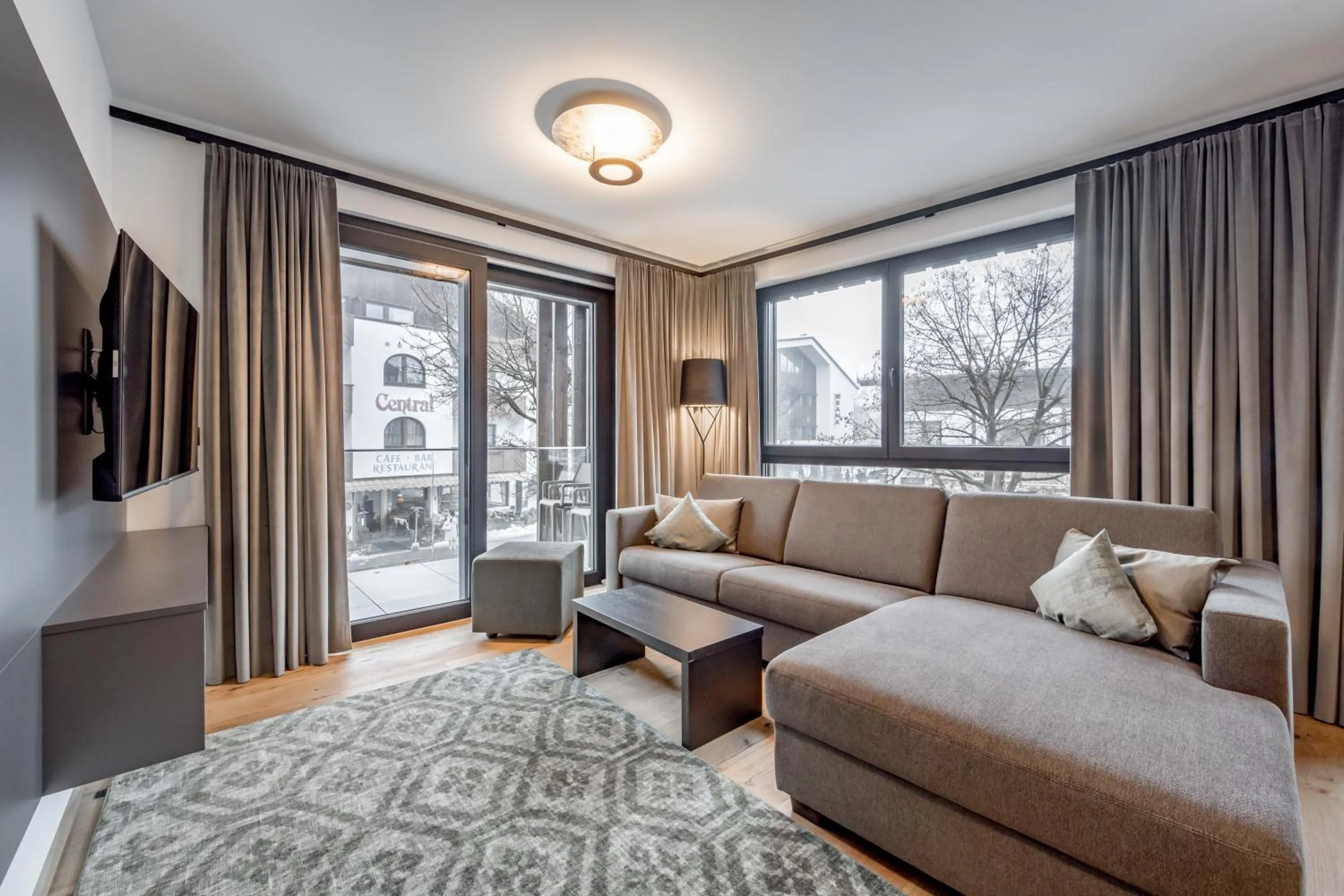 Living room in Summit Seefeld