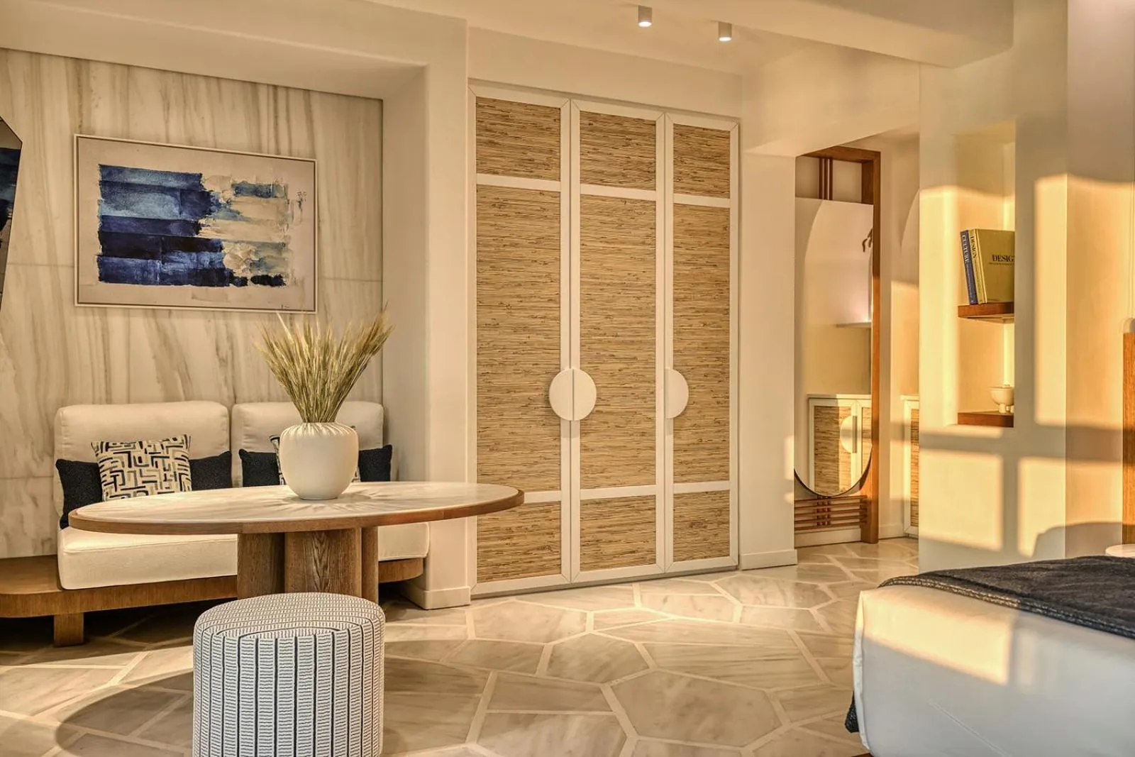 Seating area in Avant Mar Paros