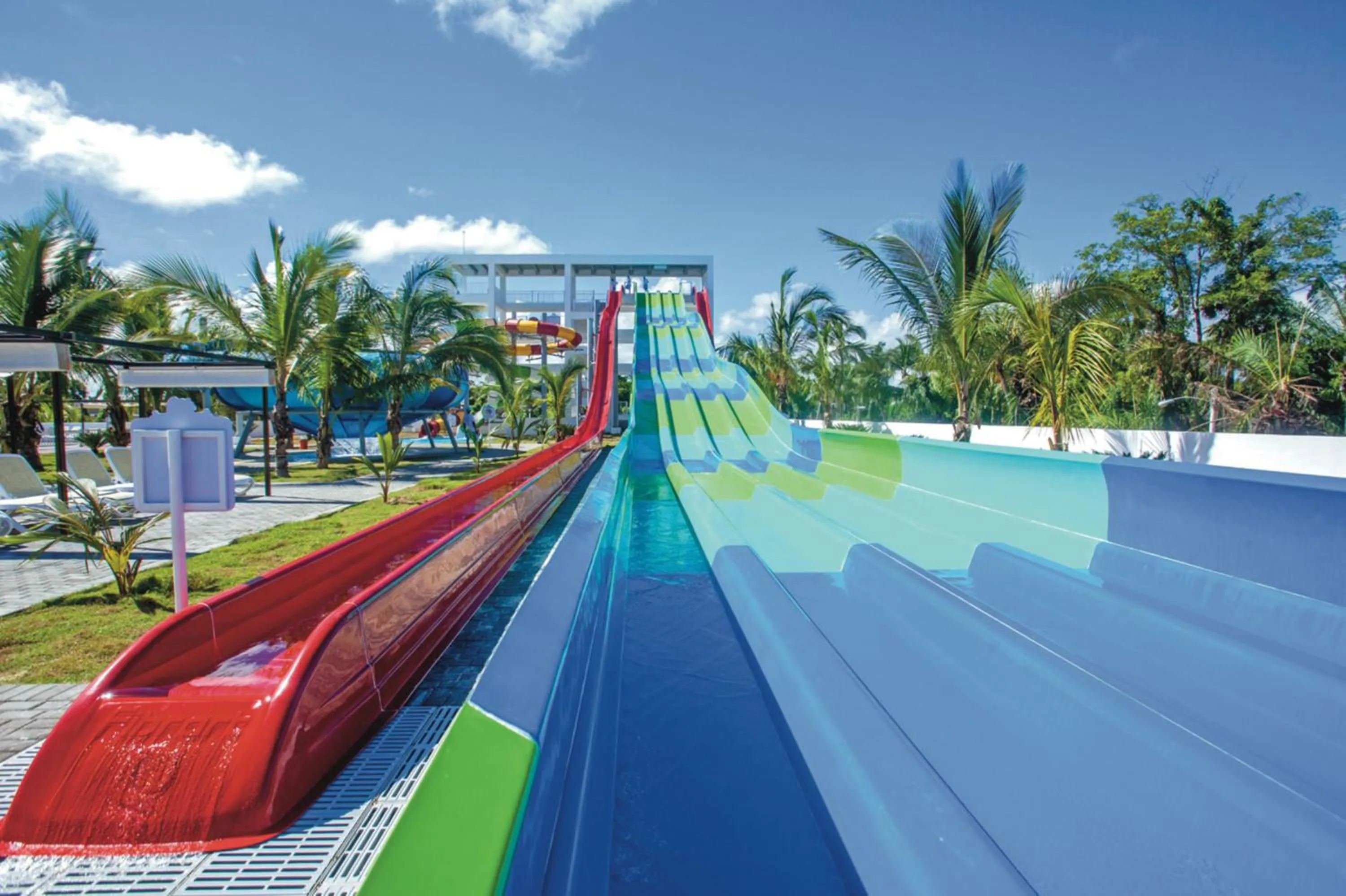 Aqua park in Riu Palace Bavaro - All Inclusive