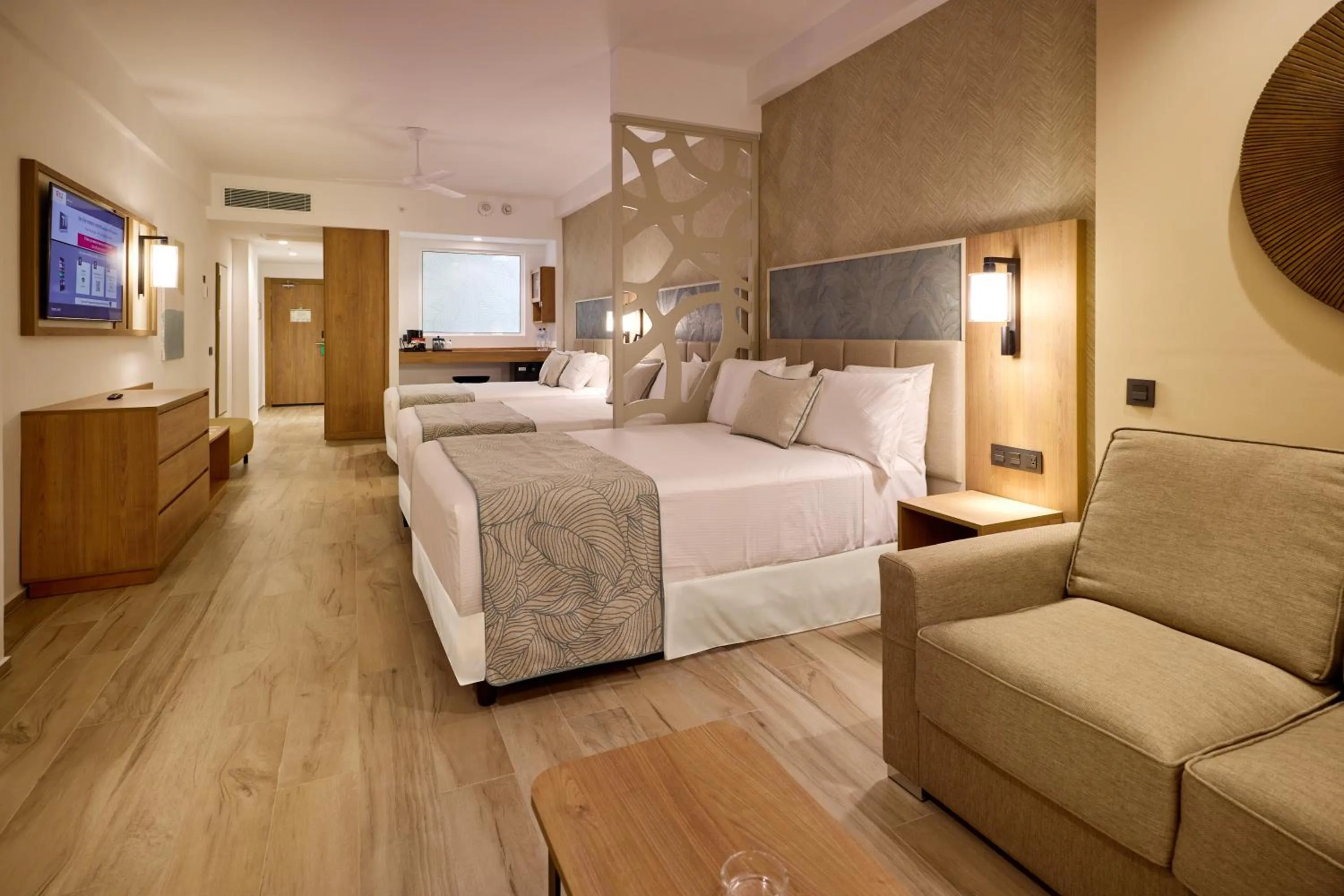 Bed in Riu Palace Bavaro - All Inclusive