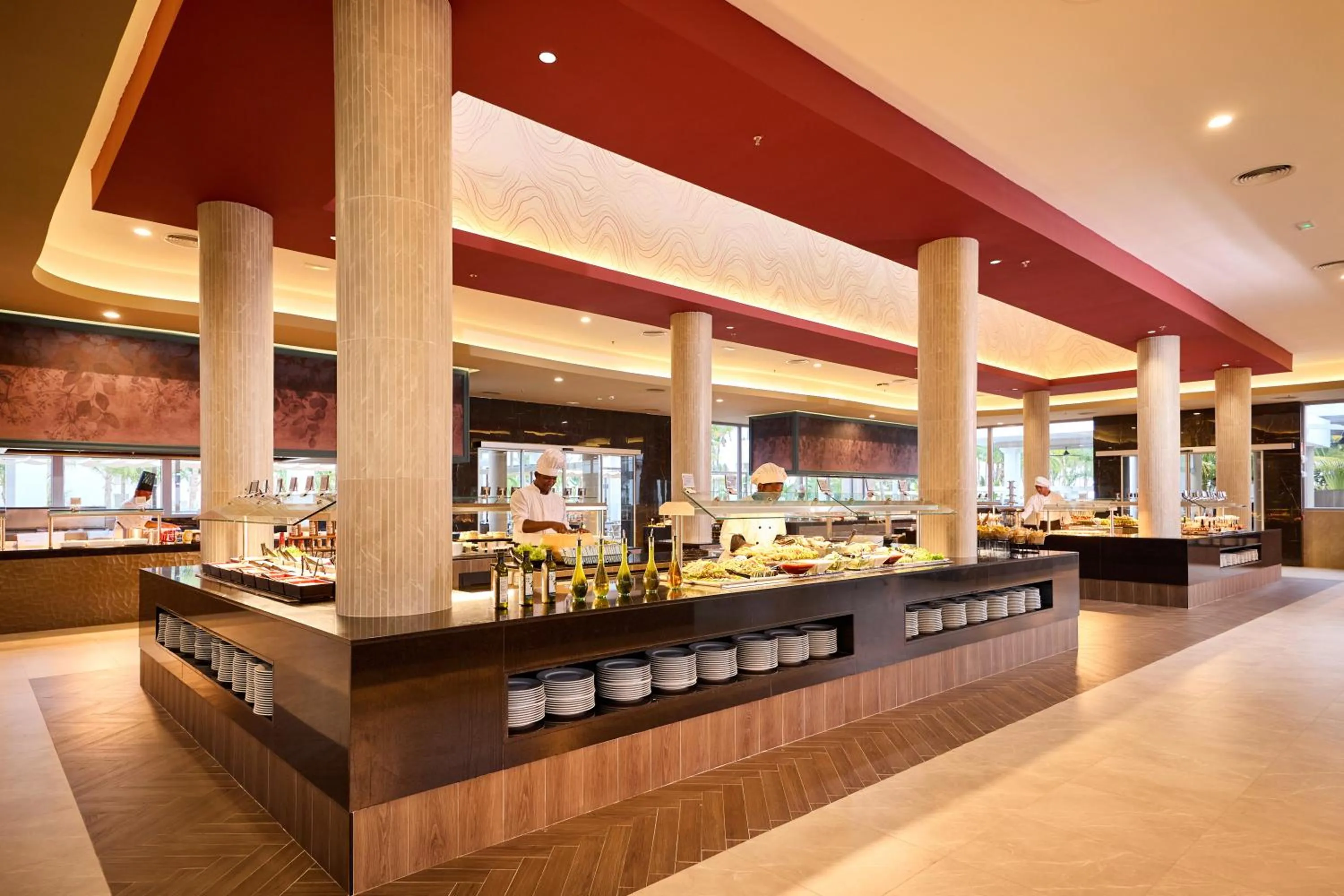 Buffet breakfast in Riu Palace Bavaro - All Inclusive