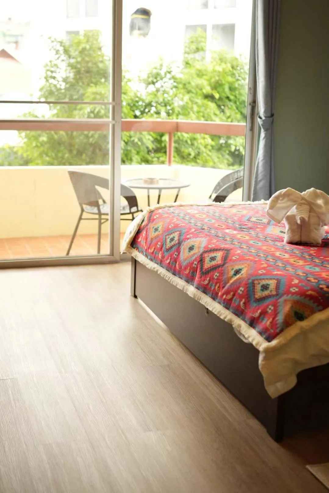 Bed in Elegant Lanna Guesthouse