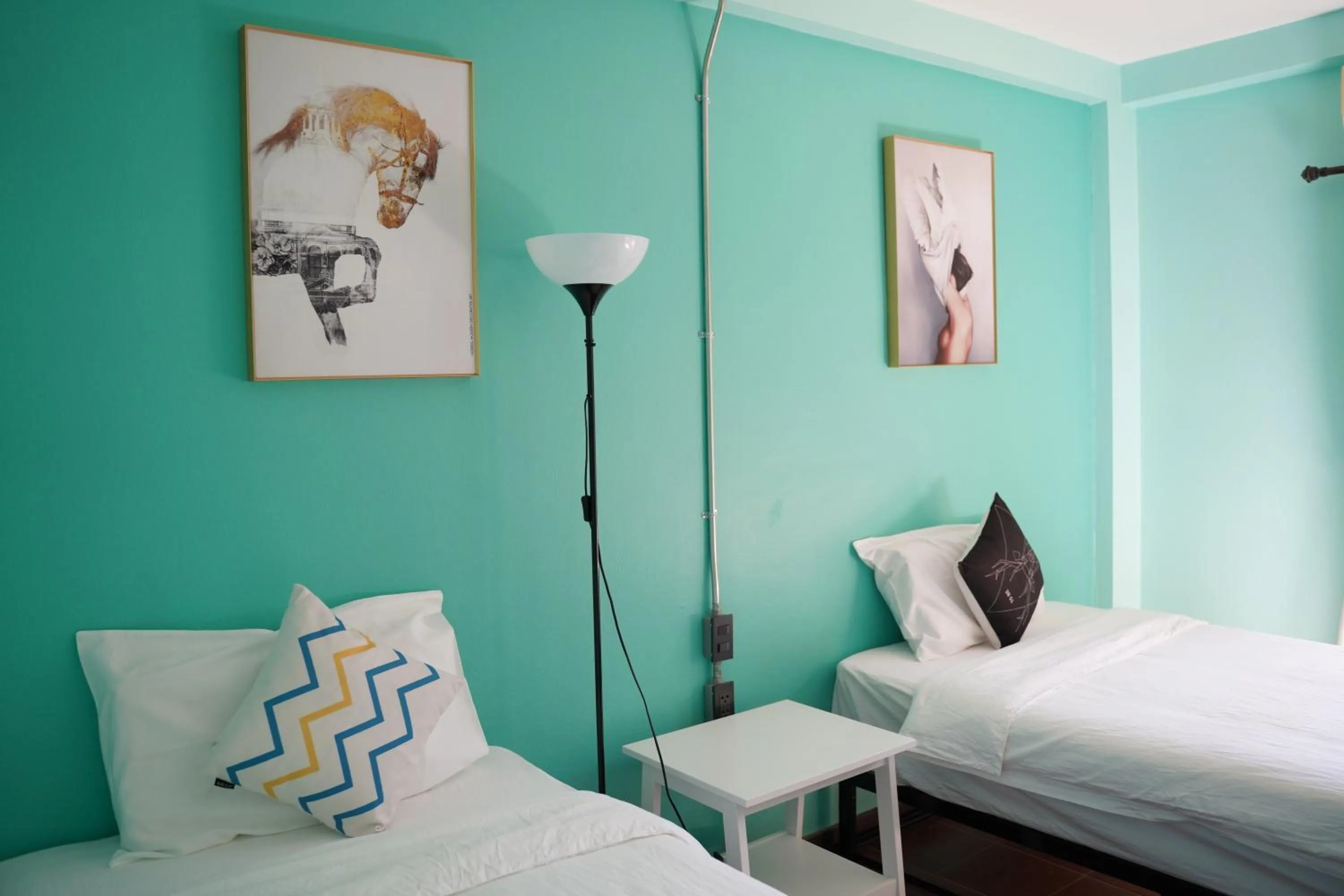 Bed in Elegant Lanna Guesthouse