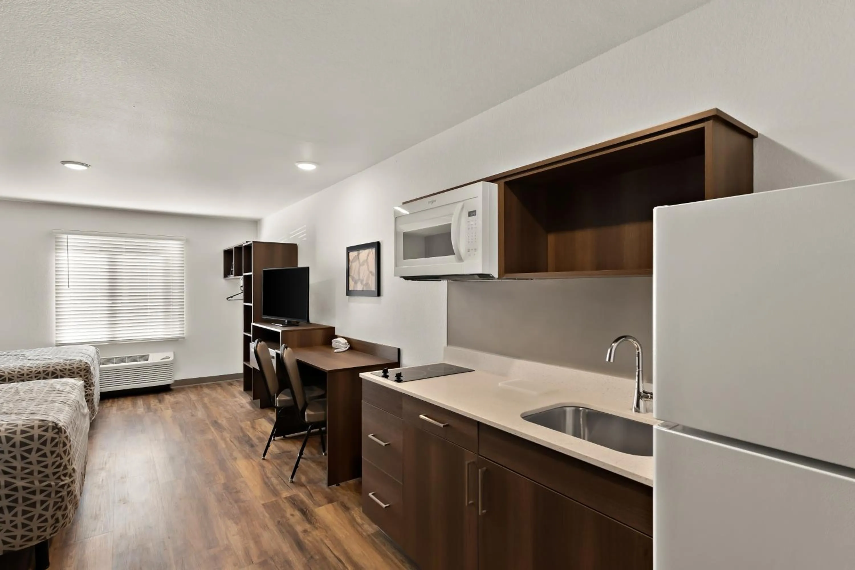 Kitchen or kitchenette in WoodSpring Suites Fort Collins