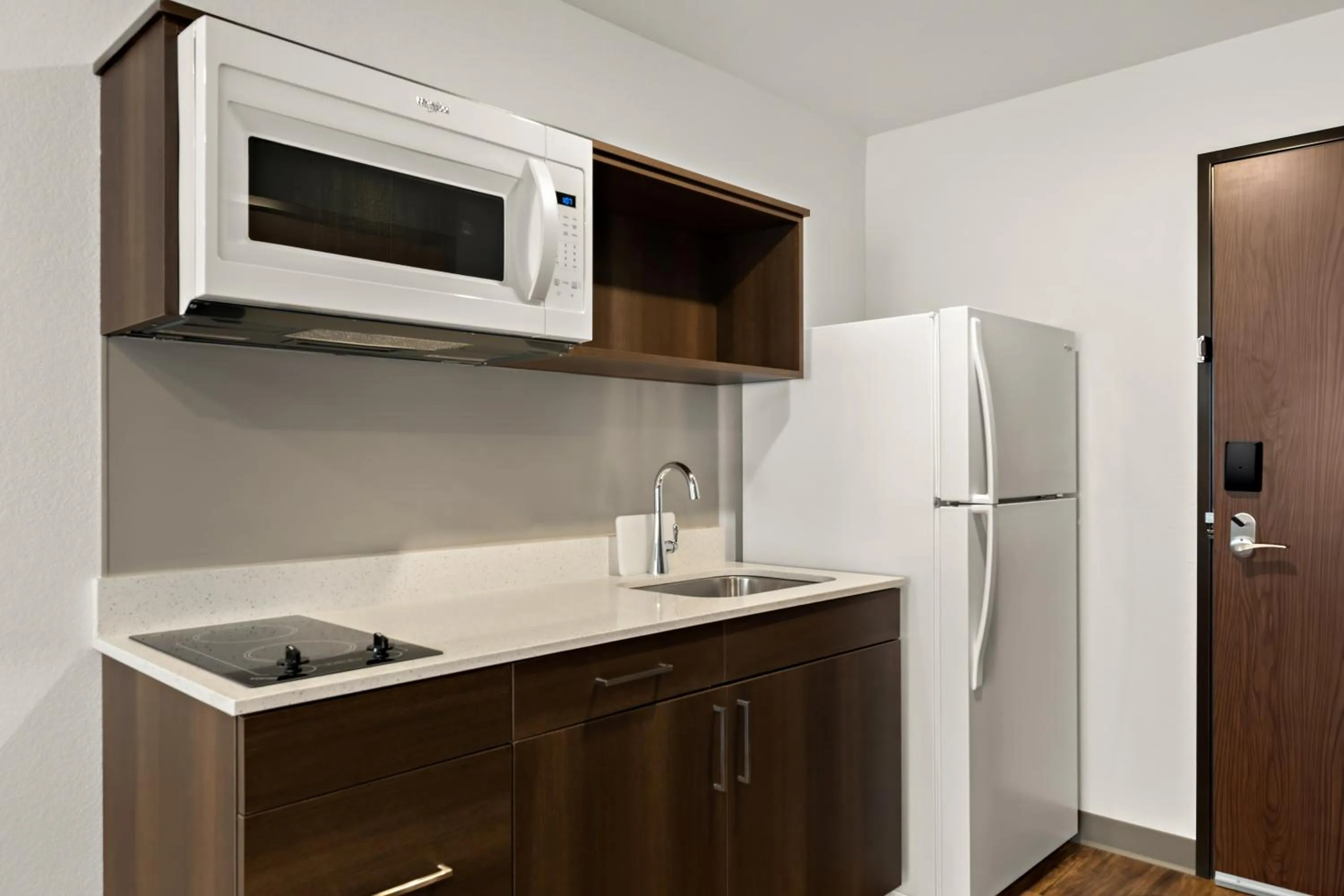 Kitchen or kitchenette in WoodSpring Suites Fort Collins