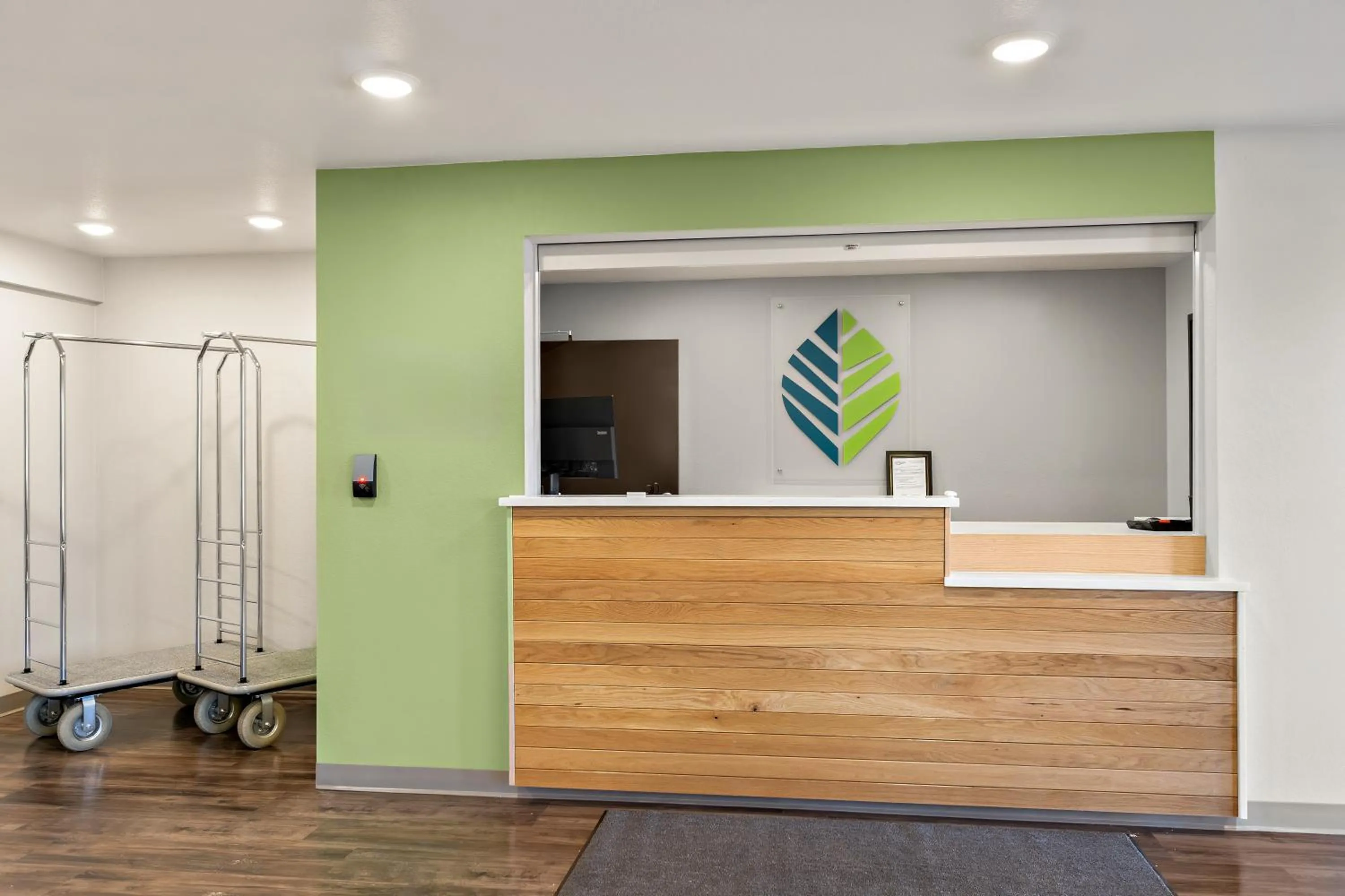 Lobby or reception in WoodSpring Suites Fort Collins