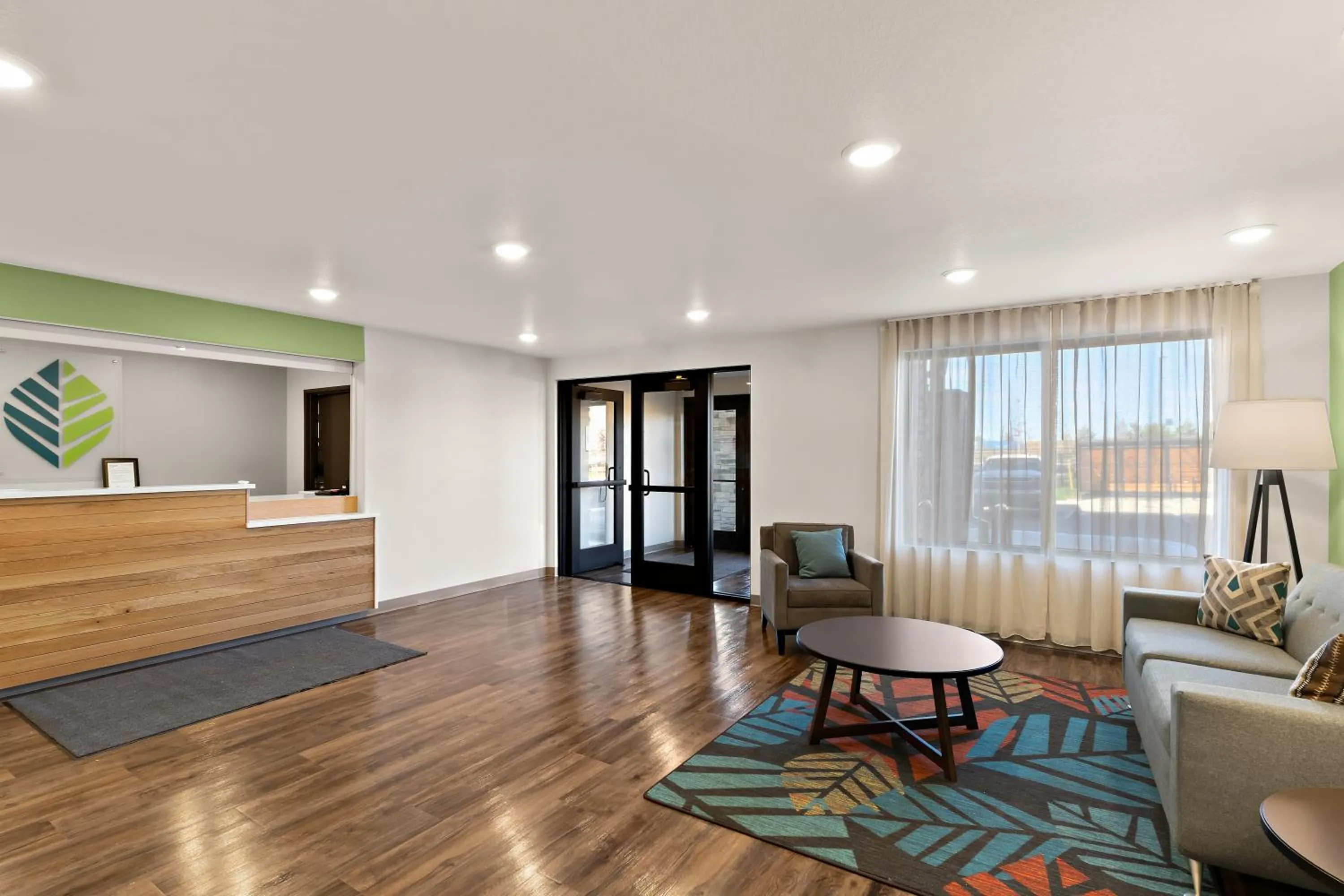 Lobby or reception in WoodSpring Suites Fort Collins